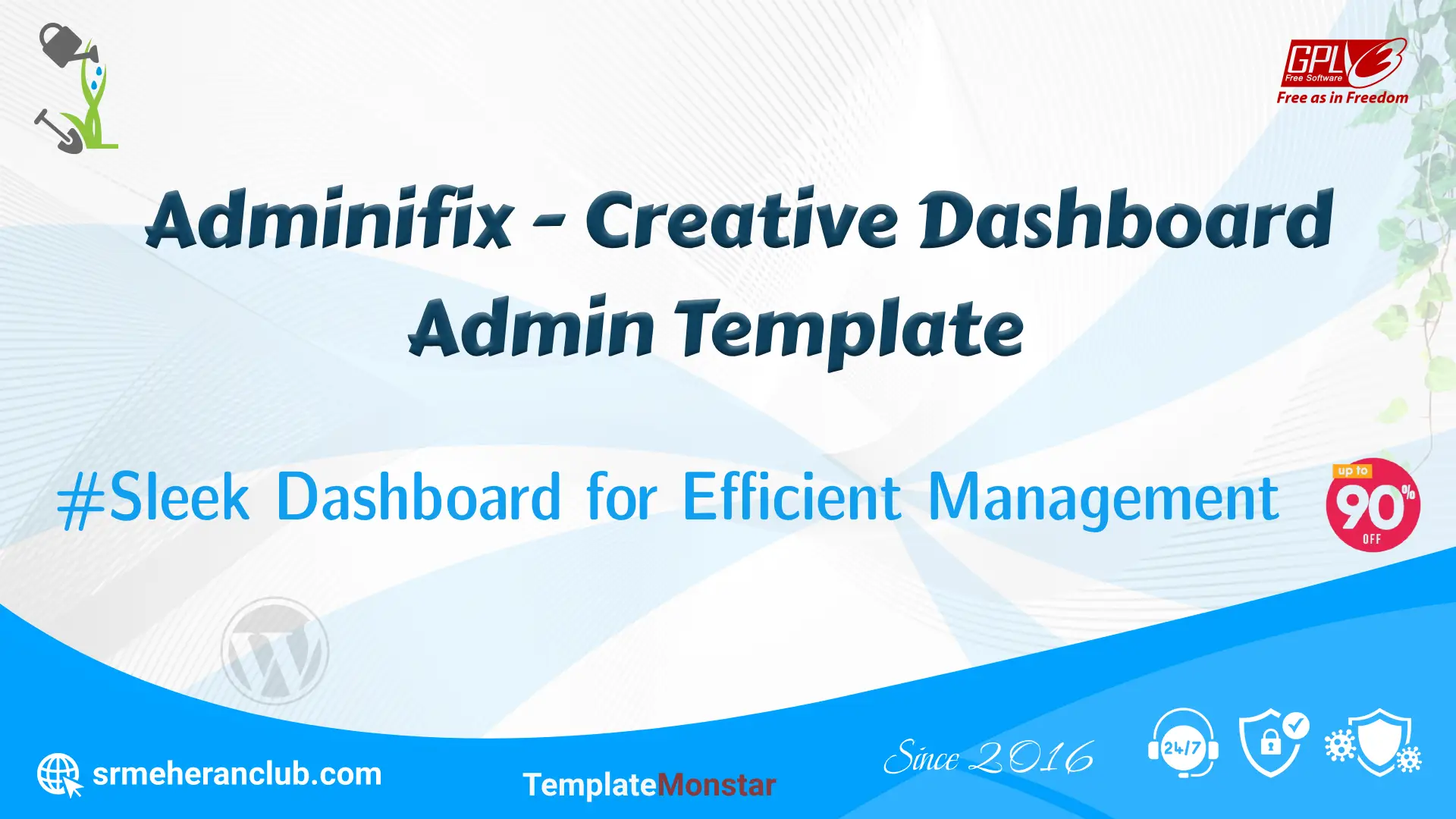 Adminifix – Creative Dashboard Admin Template — Template by Templatemonster