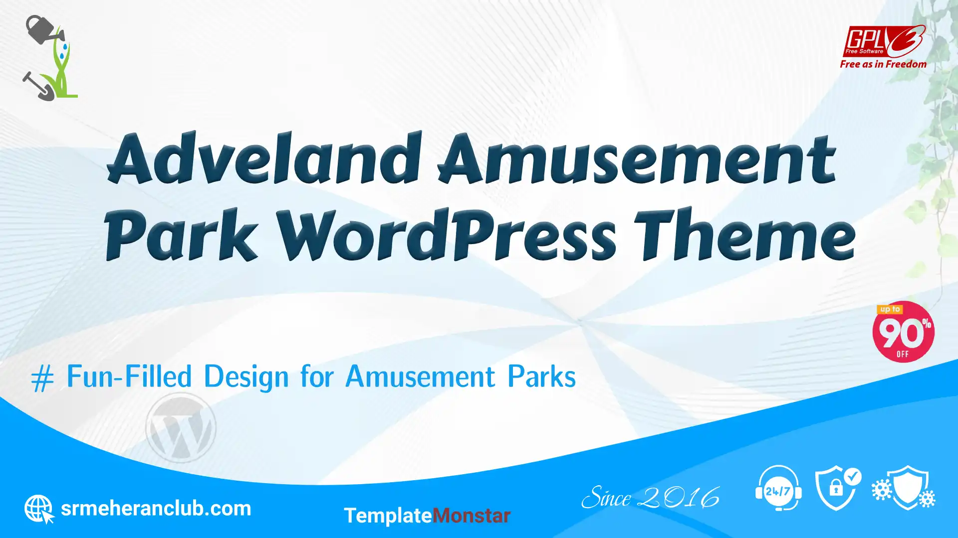 Adveland Amusement Park WordPress Theme — Theme by Templatemonster