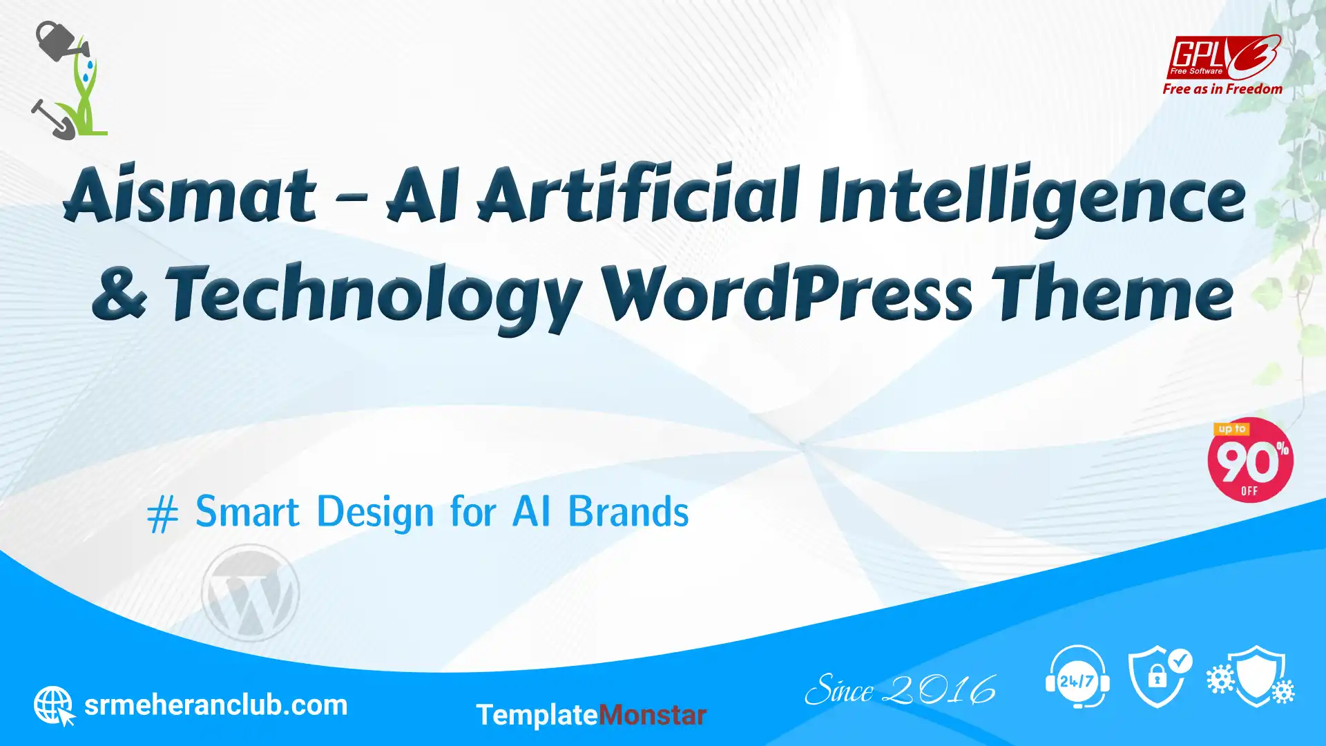 Aismat – AI Artificial Intelligence & Technology WordPress Theme — Theme by Templatemonster