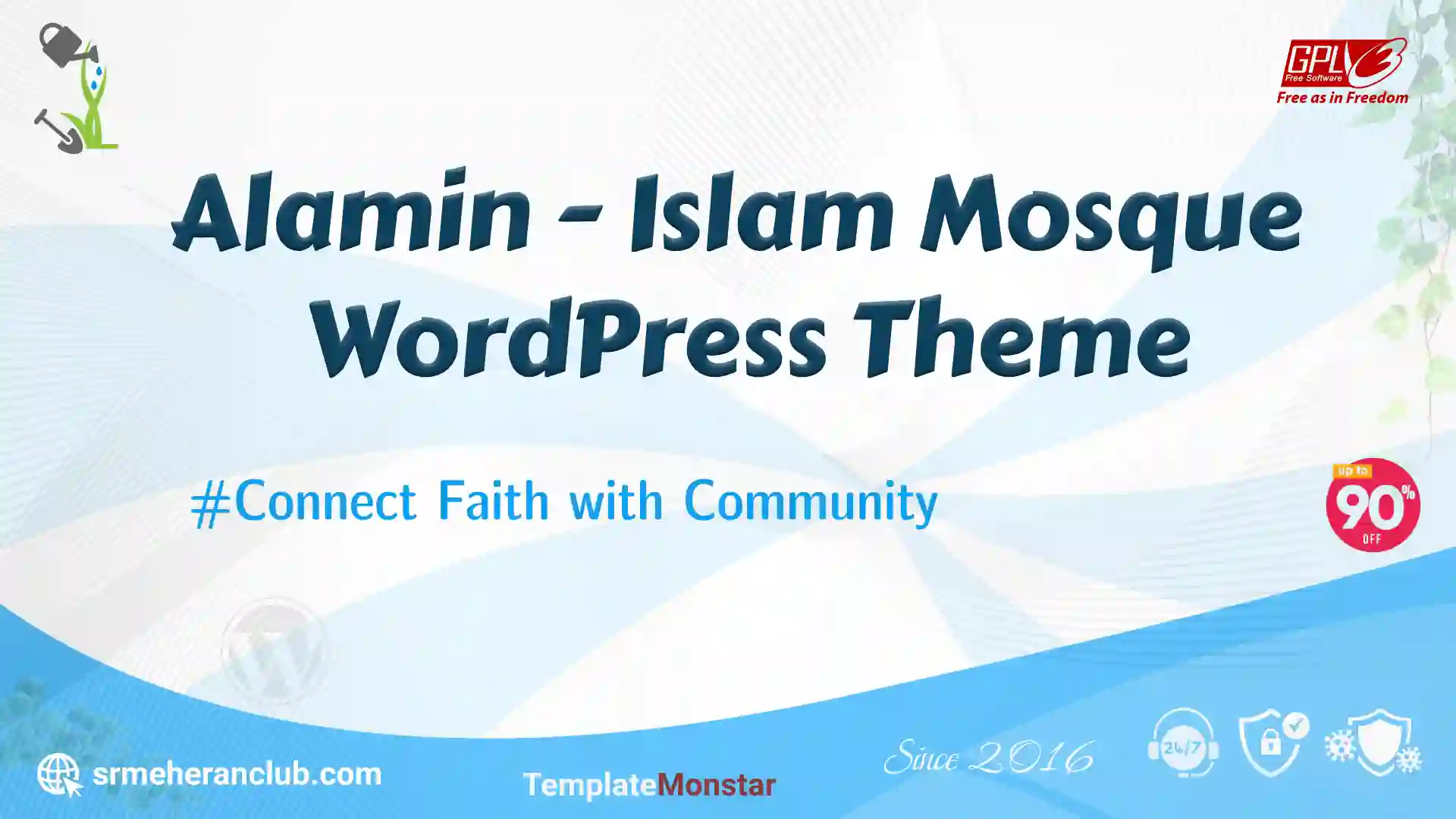 Alamin – Islam Mosque WordPress Theme — Theme by Templatemonster