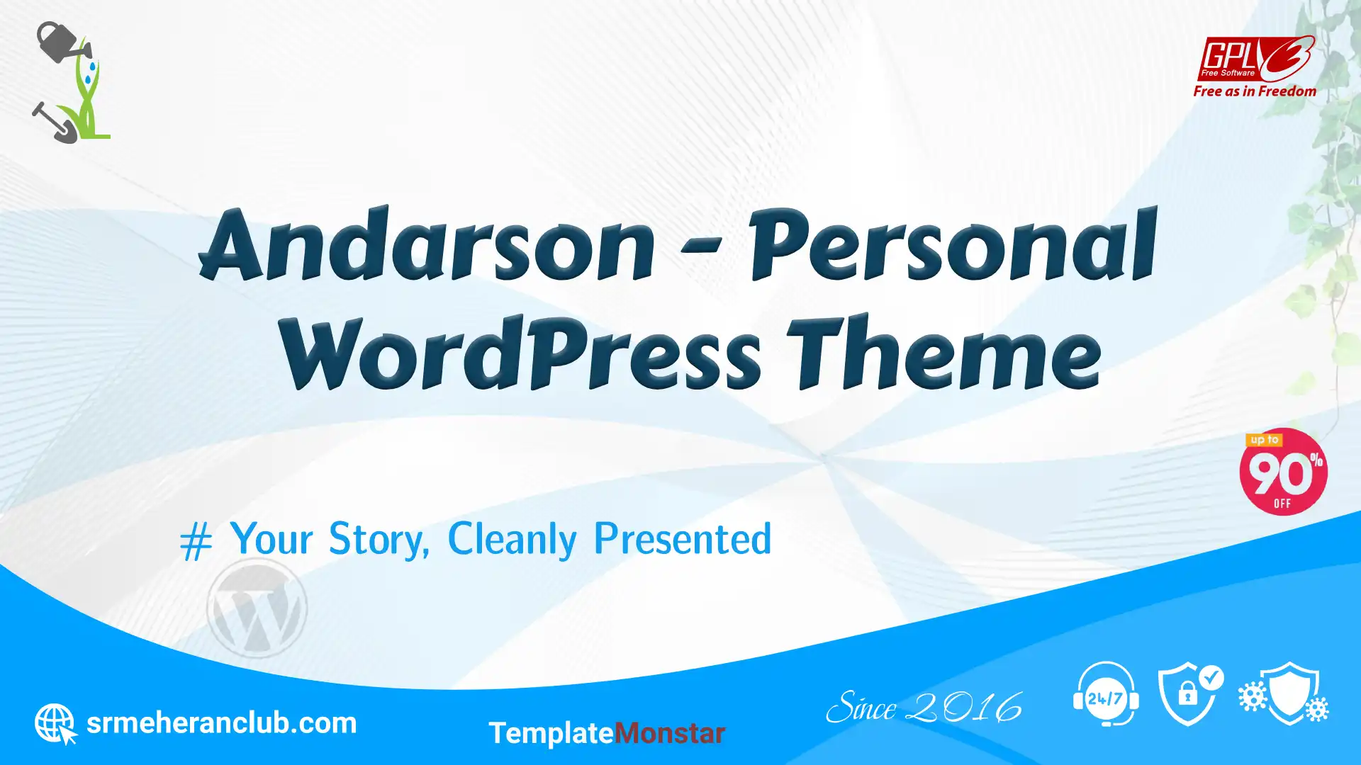 Andarson – Personal WordPress Theme — Theme by Templatemonster