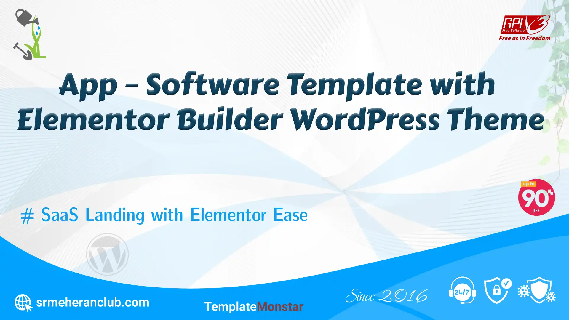 App – Software Template with Elementor Builder WordPress Theme — Theme by Templatemonster