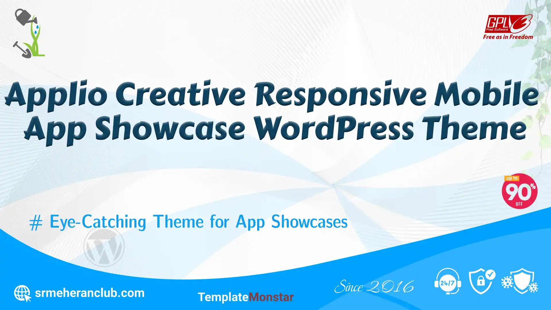 Applio Creative Responsive Mobile App Showcase WordPress Theme — Theme by Templatemonster