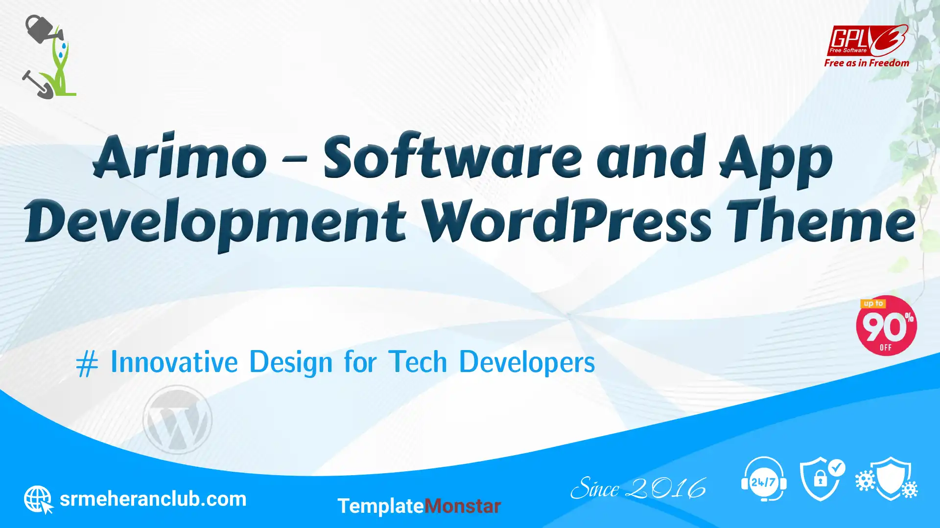 Arimo – Software and App Development WordPress Theme — Theme by Templatemonster
