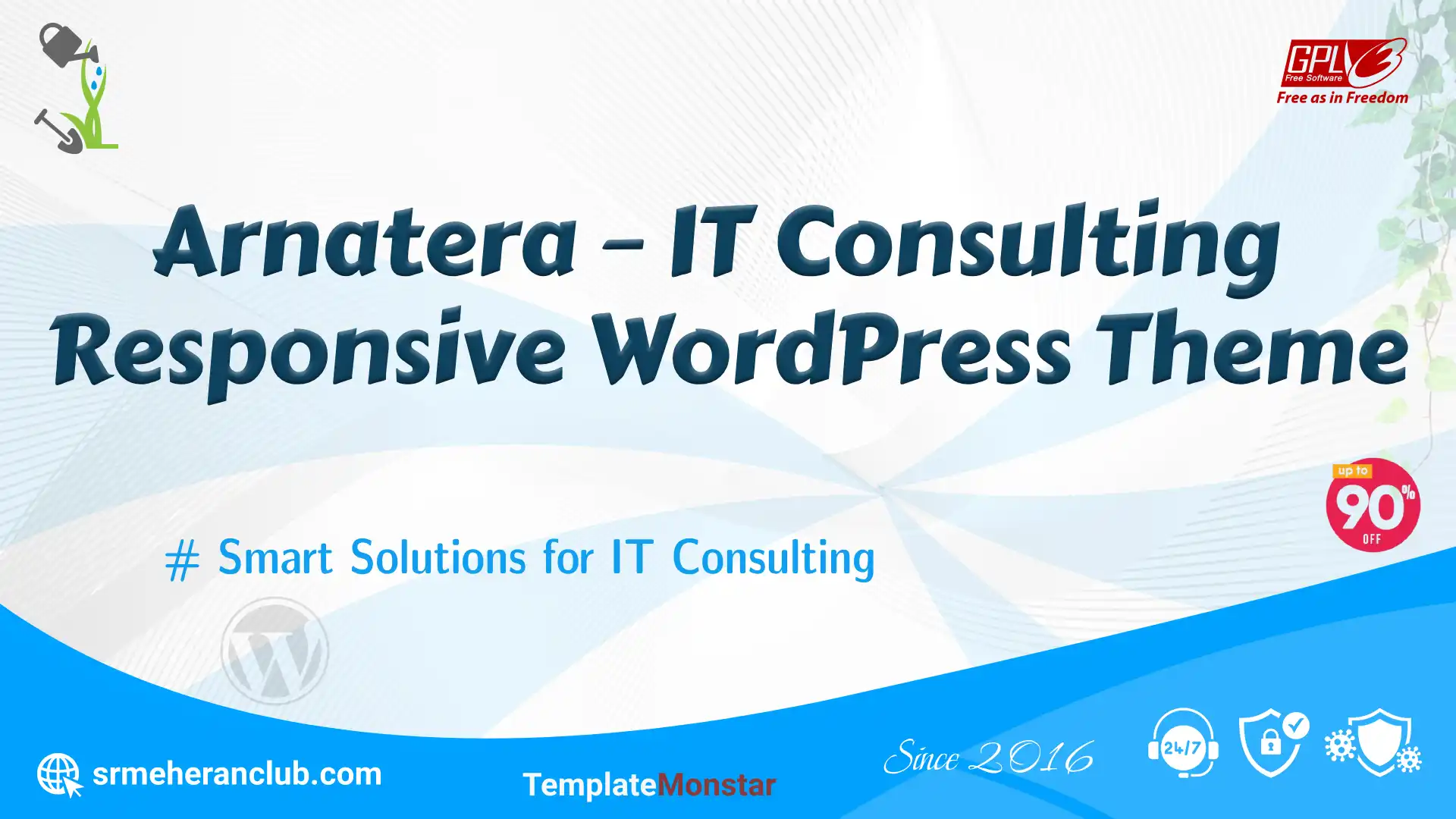 Arnatera – IT Consulting Responsive WordPress Theme — Theme by Templatemonster
