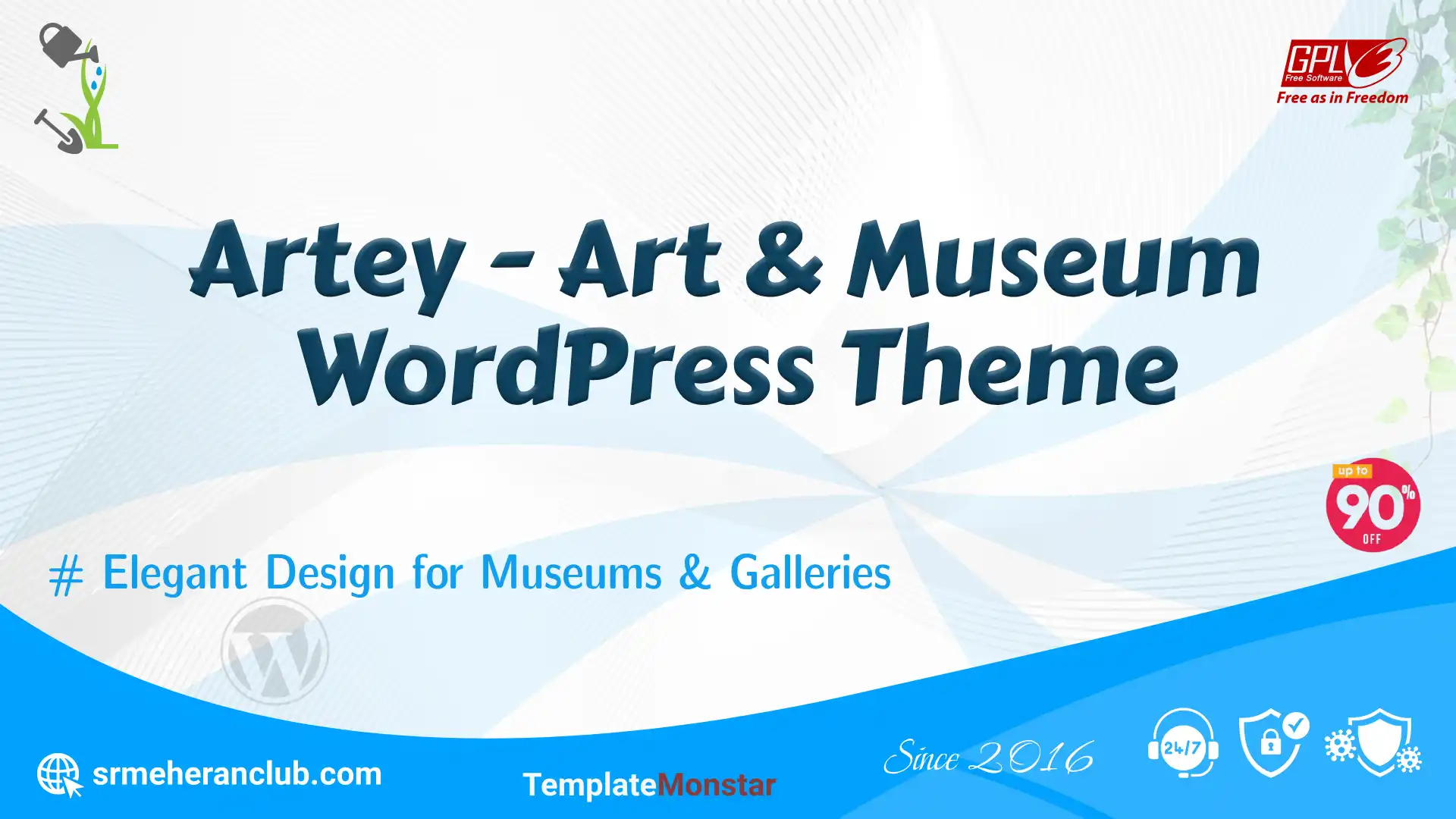 Artey – Art & Museum WordPress Theme — Theme by Templatemonster