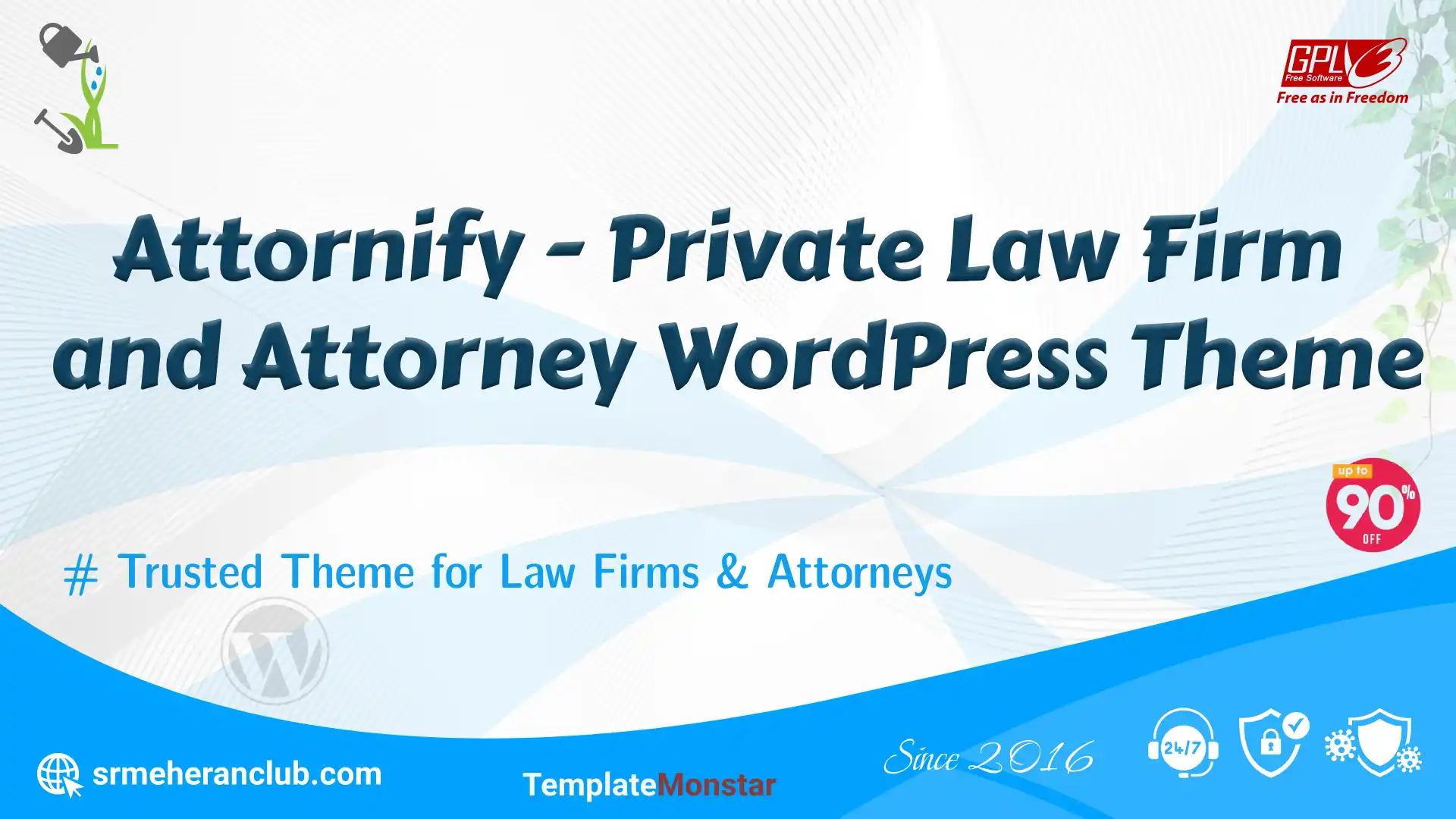 Attornify – Private Law Firm and Attorney WordPress Theme — Theme by Templatemonster