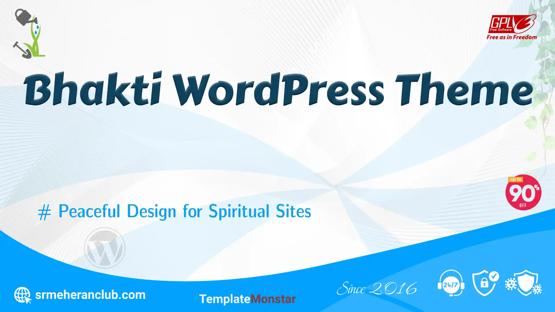 Bhakti WordPress Theme — Theme by Templatemonster