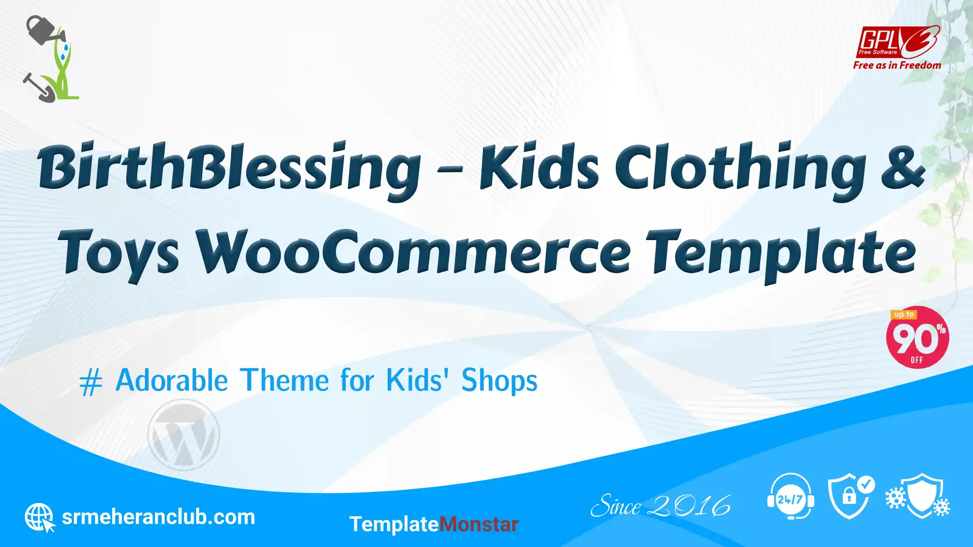 BirthBlessing – Kids Clothing & Toys WooCommerce Template — Elementor Kit by Templatemonster