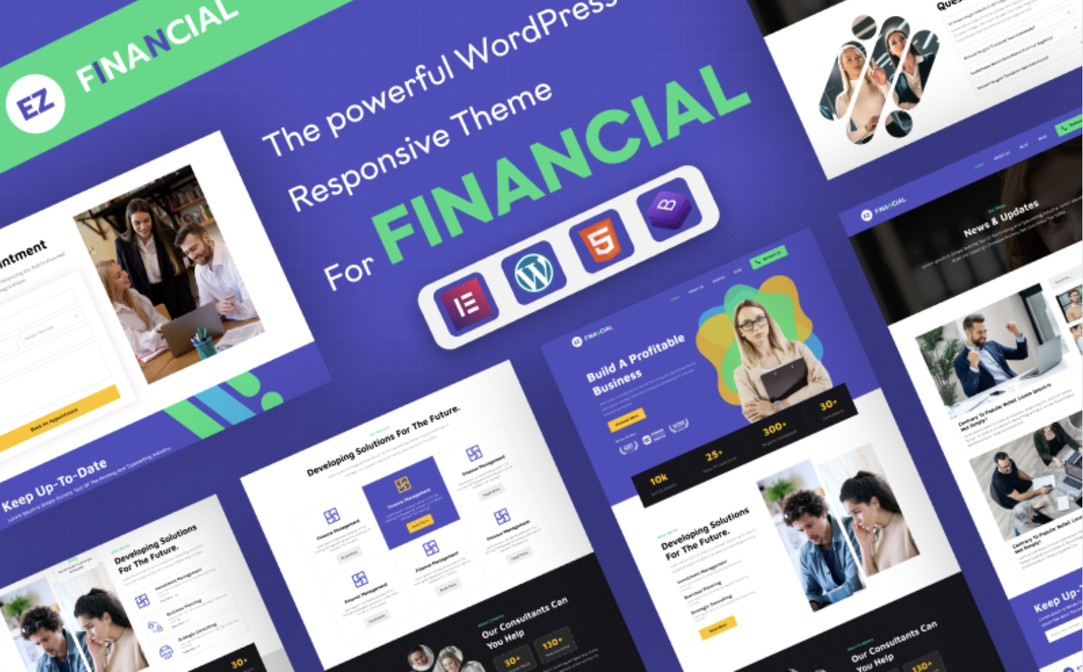 EZ Financial: The Ultimate WordPress Theme for Modernizing Your Finance Business