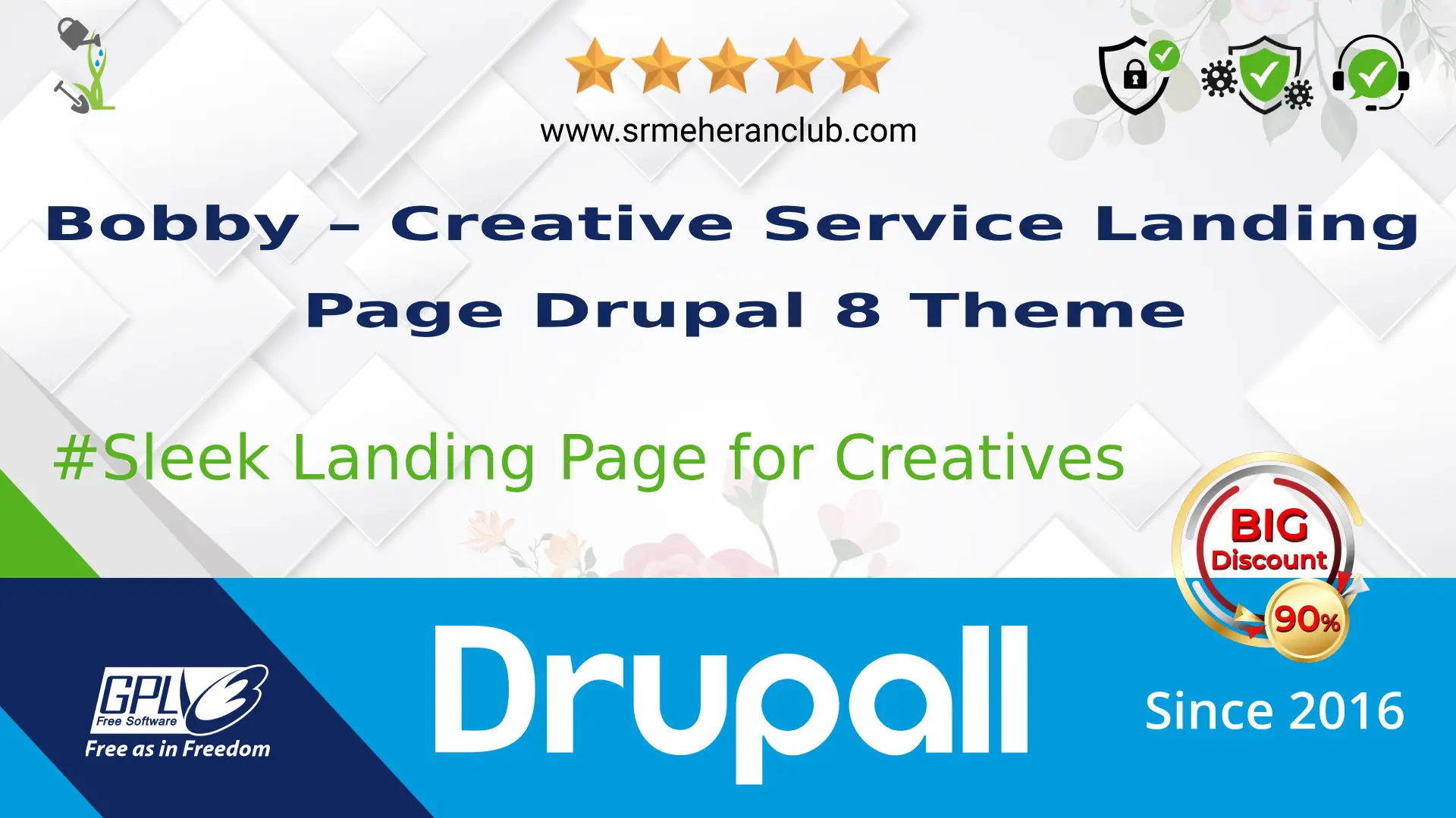 Bobby – Creative Service Landing Page Drupal 8 Theme — Theme by Themeforest