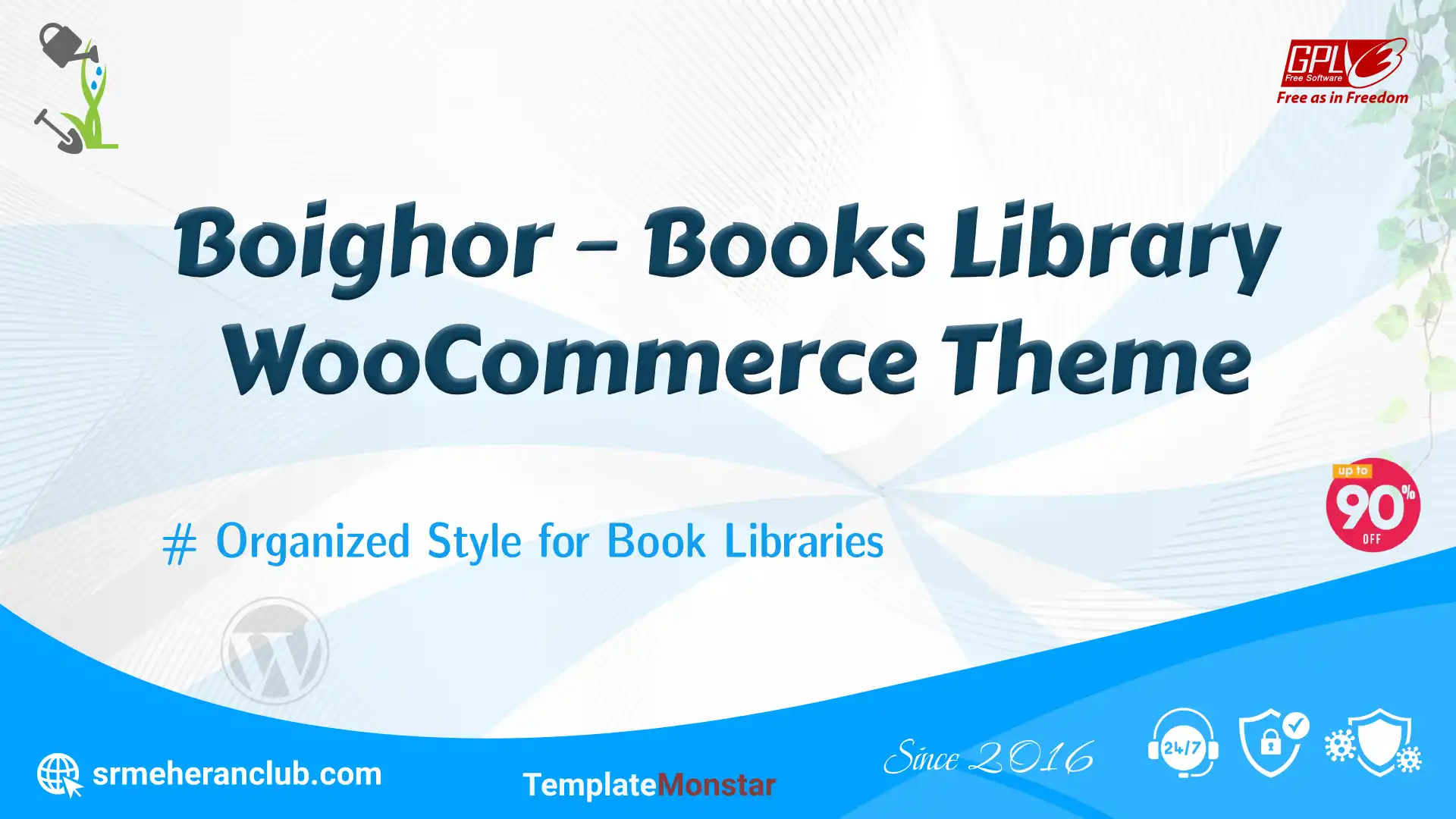 Boighor – Books Library WooCommerce Theme — Theme by Templatemonster