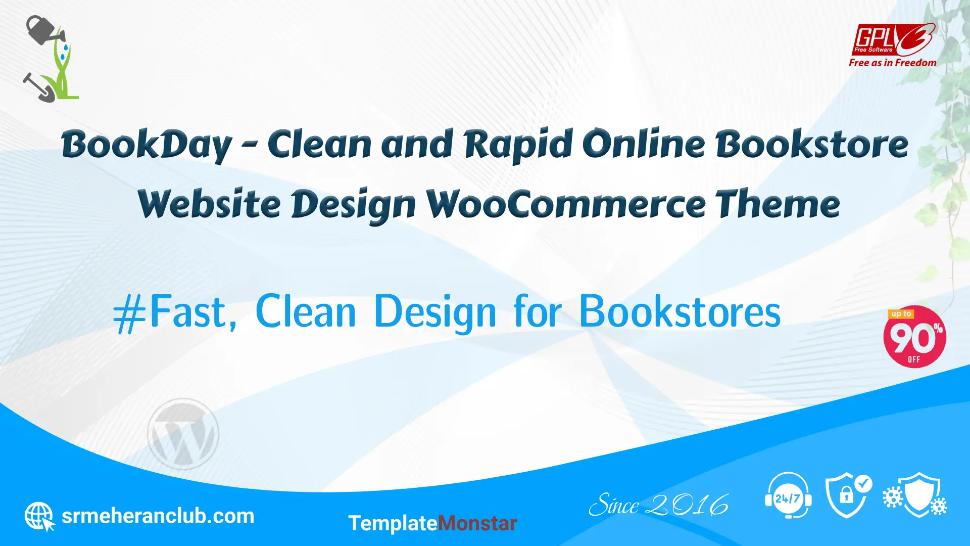 BookDay – Clean and Rapid Online Bookstore Website Design WooCommerce Theme — Theme by Templatemonster