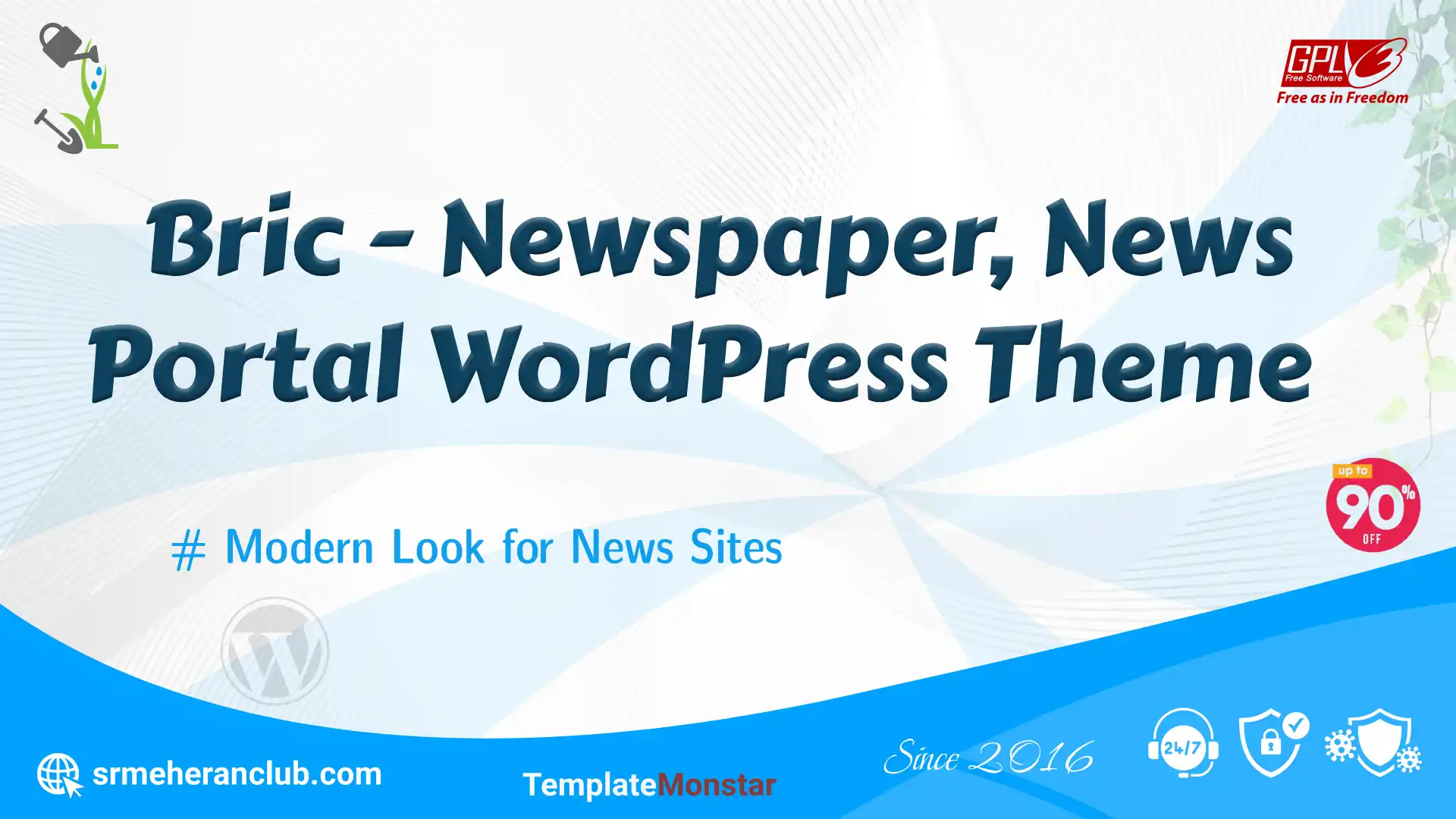 Bric – Newspaper, News Portal WordPress Theme — Theme by Templatemonster