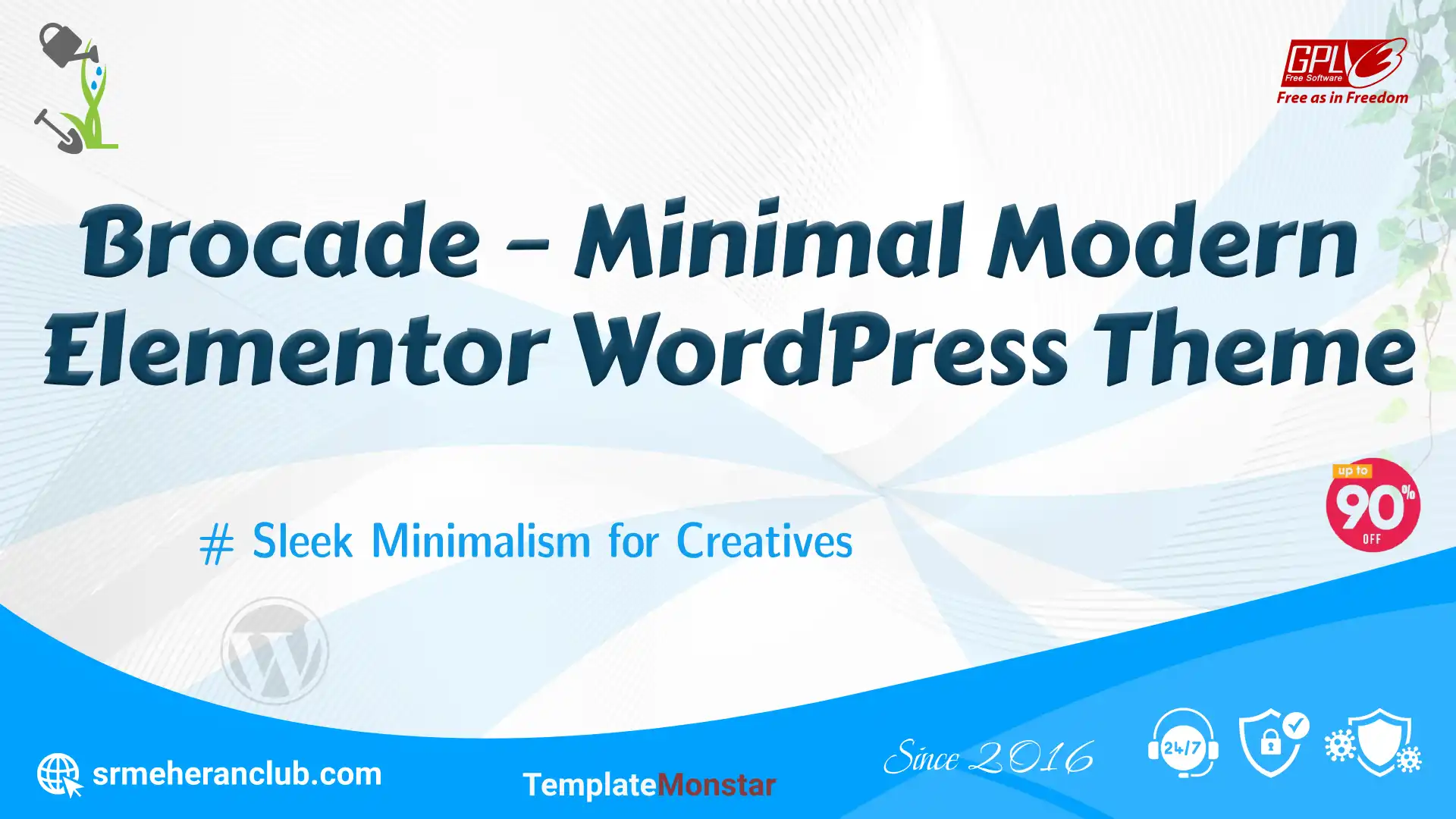 Brocade – Minimal Modern Elementor WordPress Theme — Theme by Templatemonster