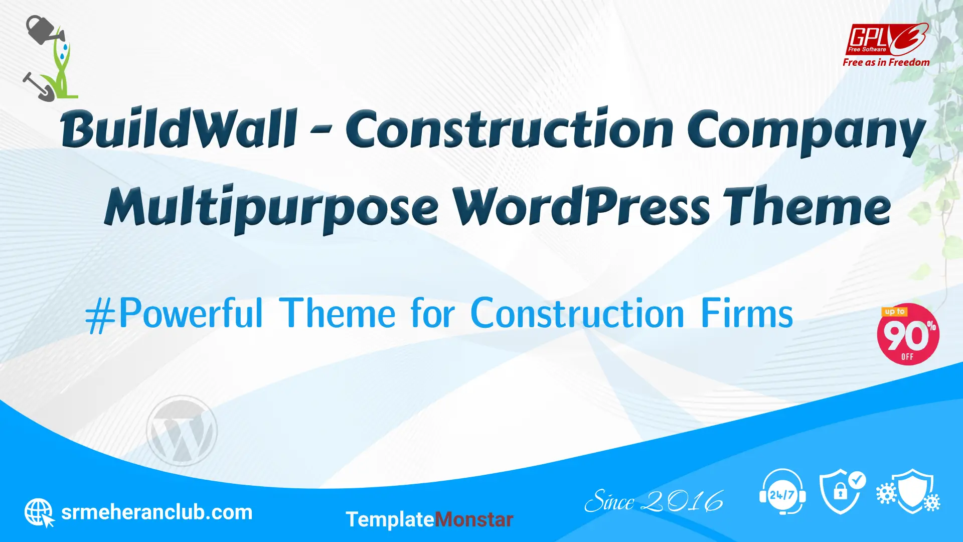 BuildWall – Construction Company Multipurpose WordPress Theme — Theme by Templatemonster