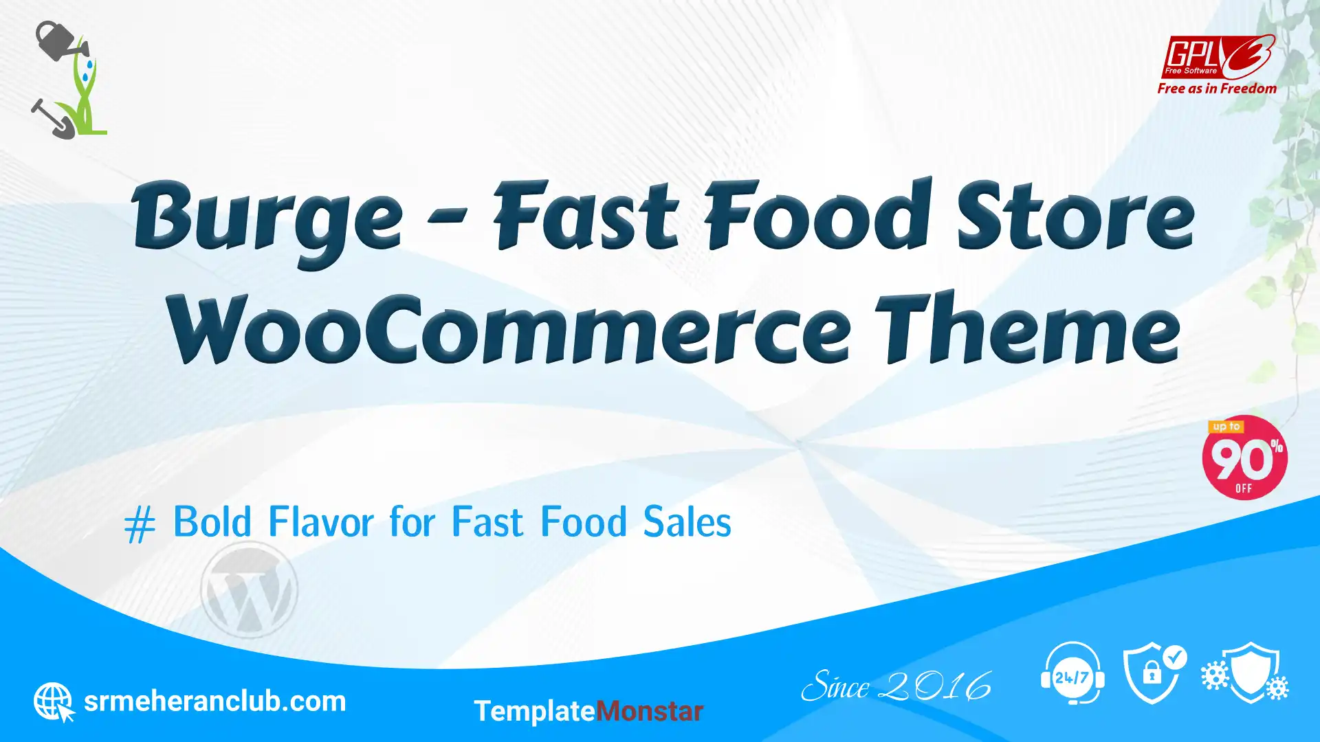 Burge – Fast Food Store WooCommerce Theme — Theme by Templatemonster