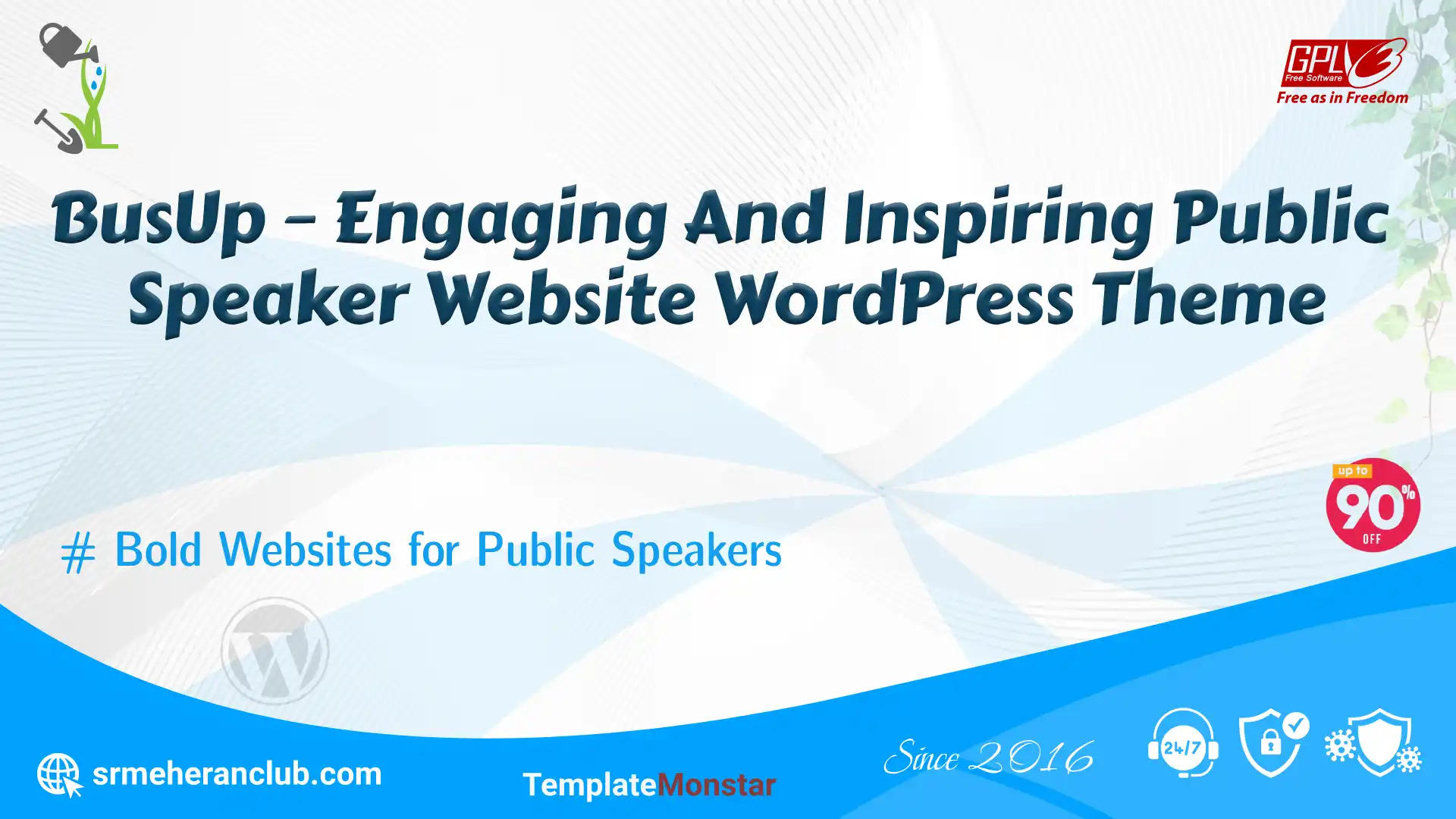 BusUp – Engaging And Inspiring Public Speaker Website WordPress Theme — Theme by Templatemonster