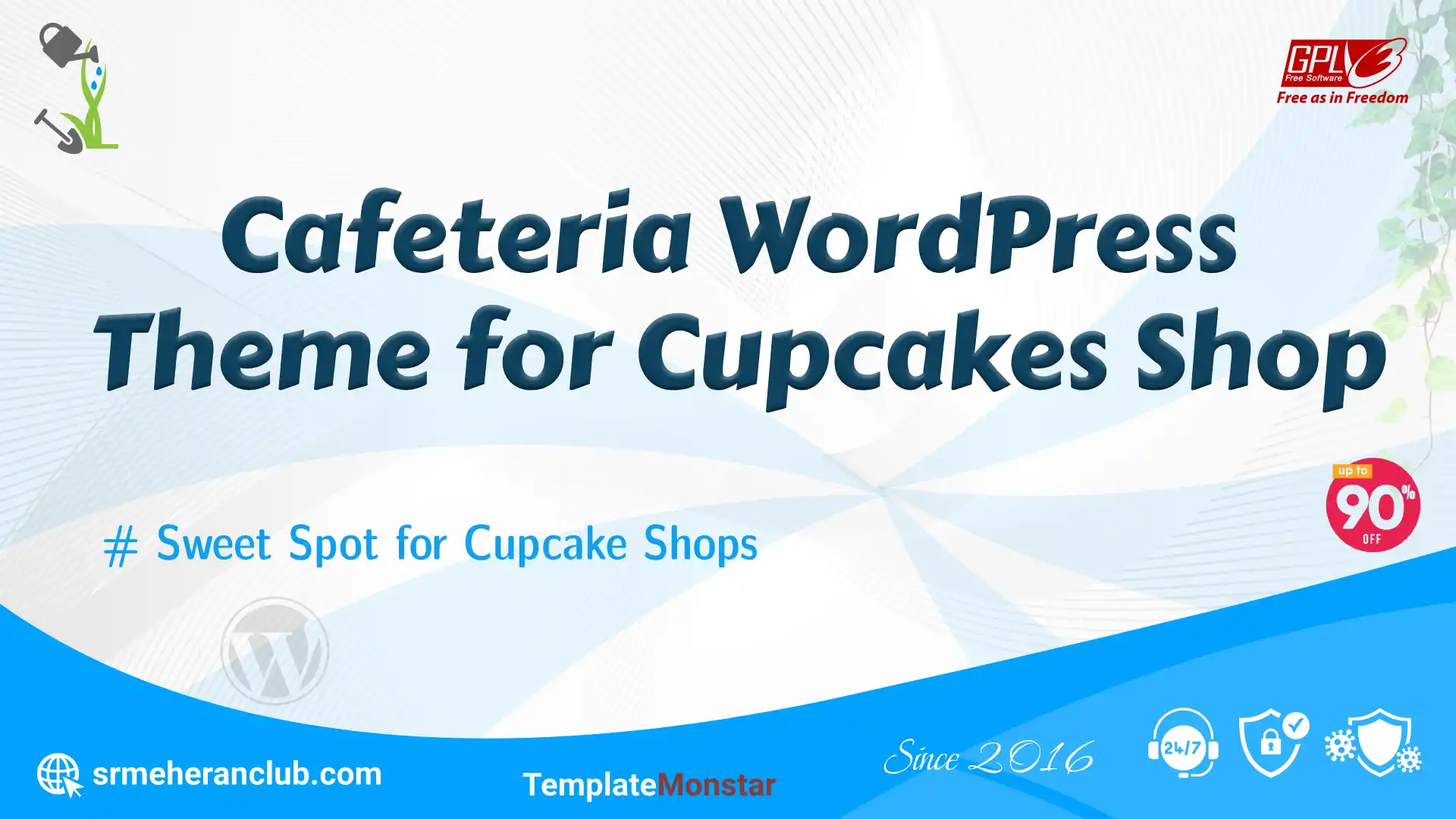 Cafeteria WordPress Theme for Cupcakes Shop