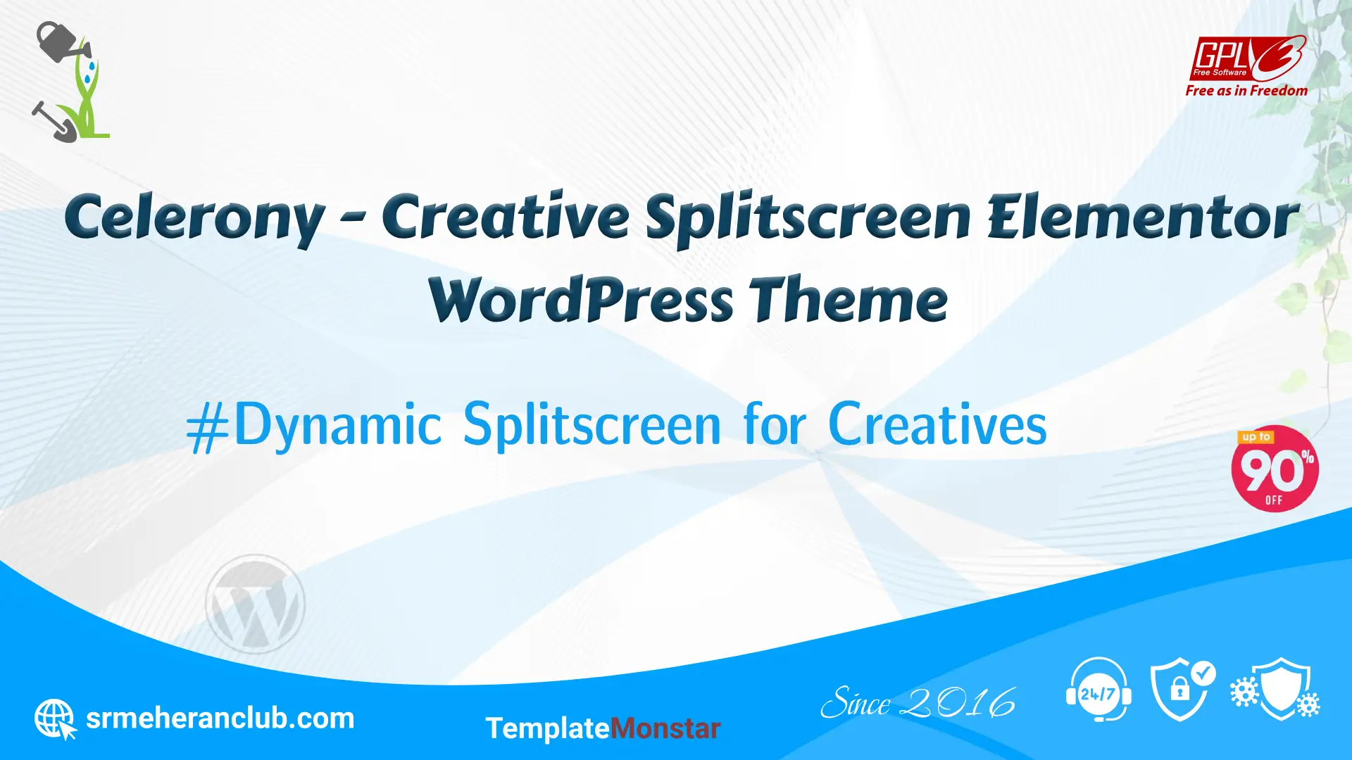 Celerony – Creative Splitscreen Elementor WordPress Theme — Theme by Templatemonster