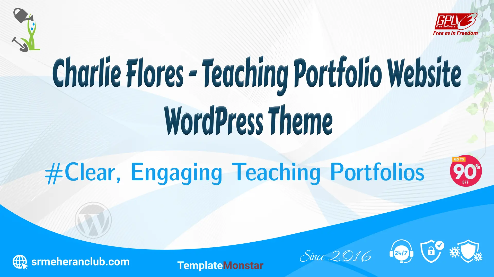 Charlie Flores – Teaching Portfolio Website WordPress Theme — Theme by Templatemonster