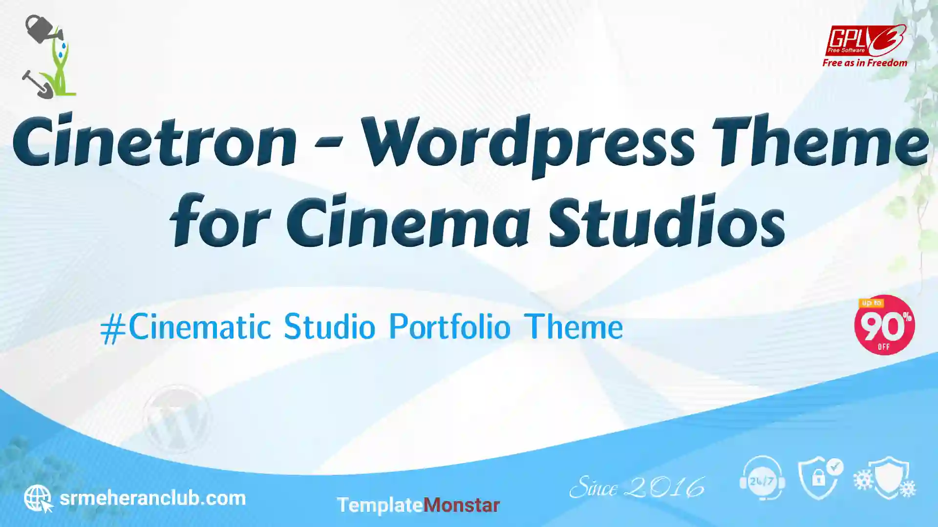 Cinetron – WordPress Theme for Cinema Studios — Theme by Templatemonster
