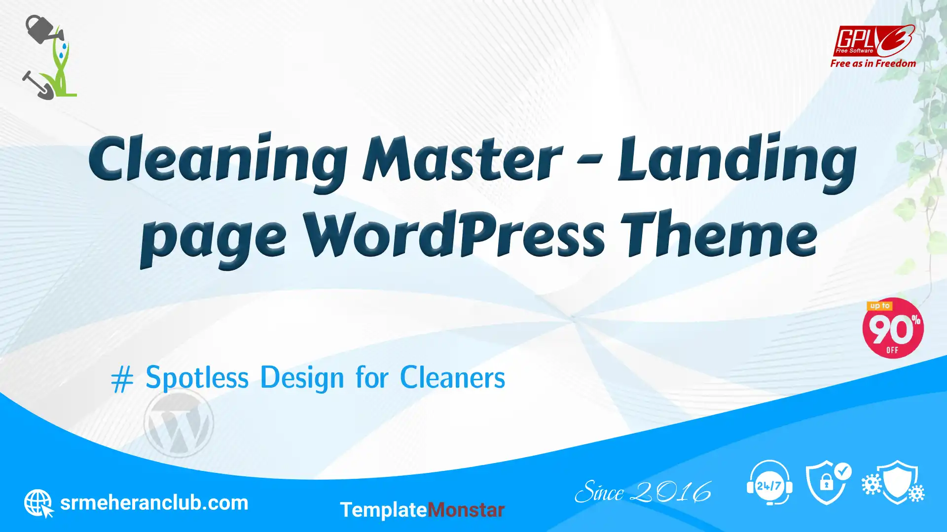 Cleaning Master – Landing page WordPress Theme — Theme by Templatemonster