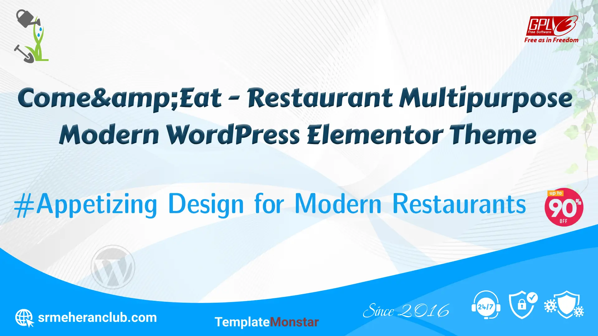 Come&Eat – Restaurant Multipurpose Modern WordPress Elementor Theme — Theme by Templatemonster