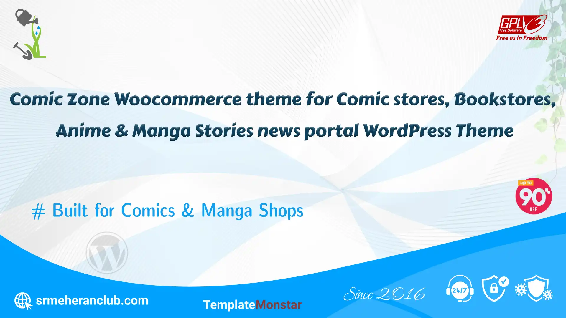 Comic Zone Woocommerce theme for Comic stores, Bookstores, Anime & Manga Stories news portal WordPress Theme
