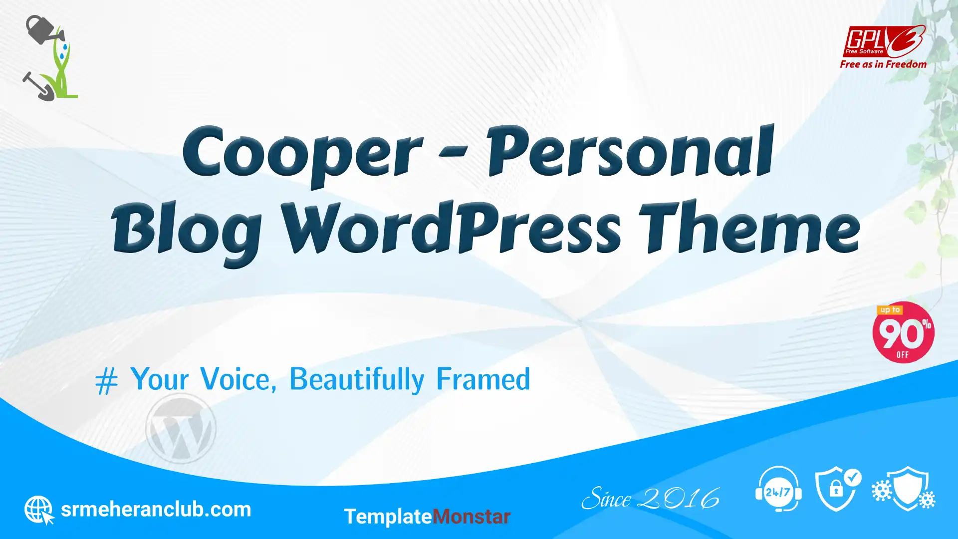 Cooper – Personal Blog WordPress Theme — Theme by Templatemonster