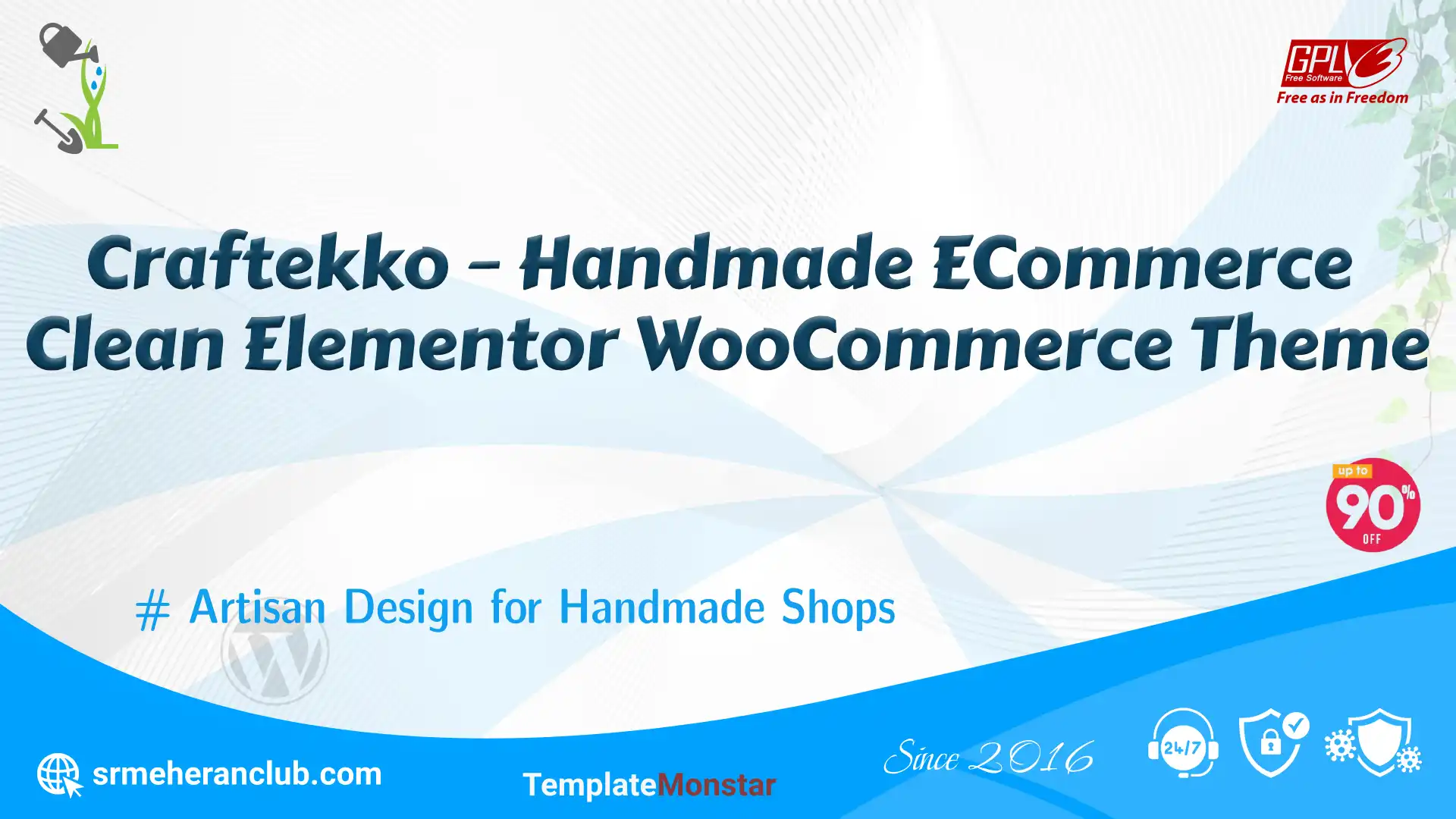 Craftekko – Handmade ECommerce Clean Elementor WooCommerce Theme — Theme by Templatemonster