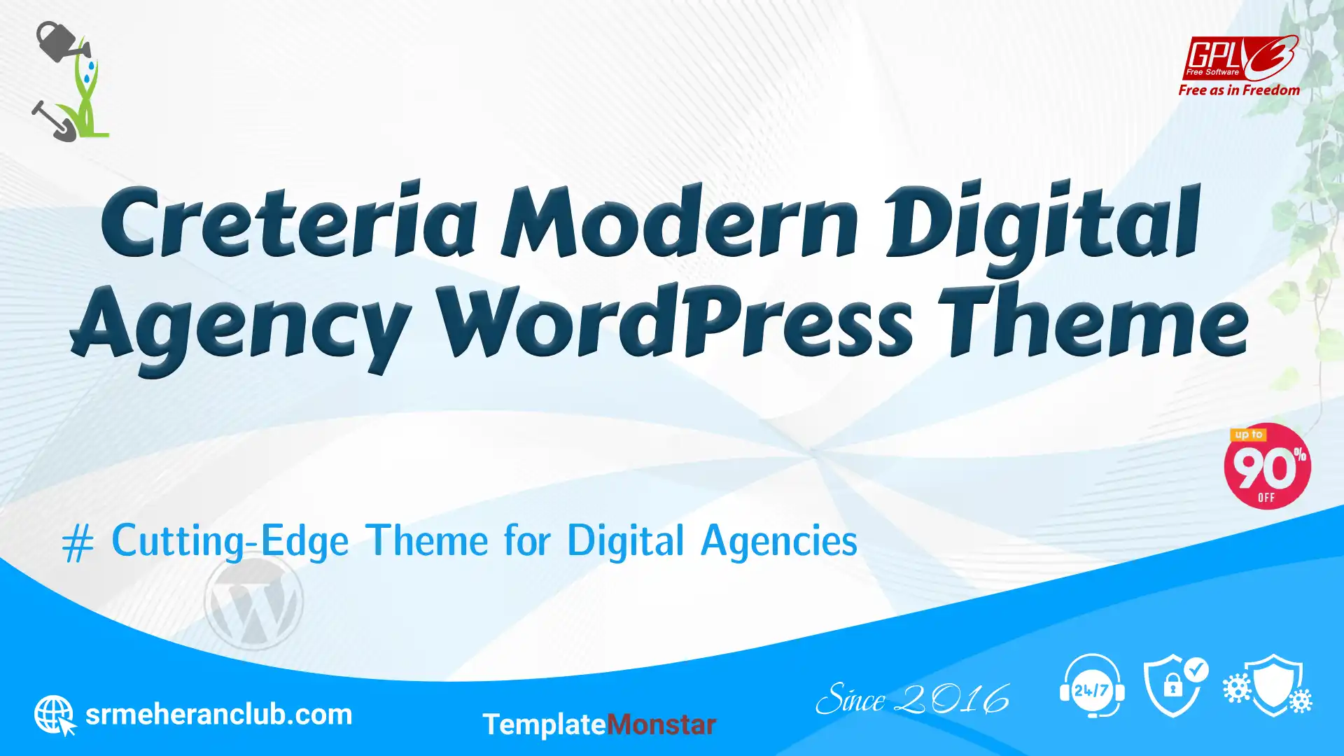 Creteria Modern Digital Agency WordPress Theme — Theme by Templatemonster