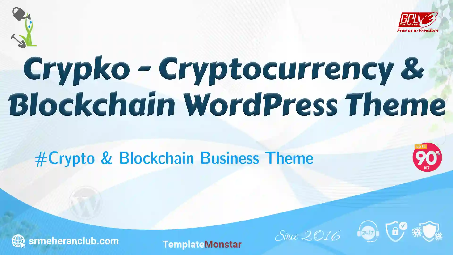 Crypko – Cryptocurrency & Blockchain WordPress Theme — Theme by Templatemonster