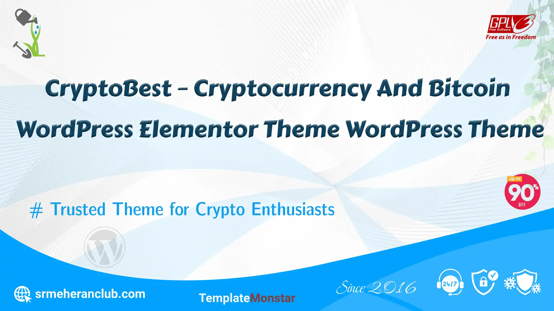 CryptoBest – Cryptocurrency And Bitcoin WordPress Elementor Theme WordPress Theme