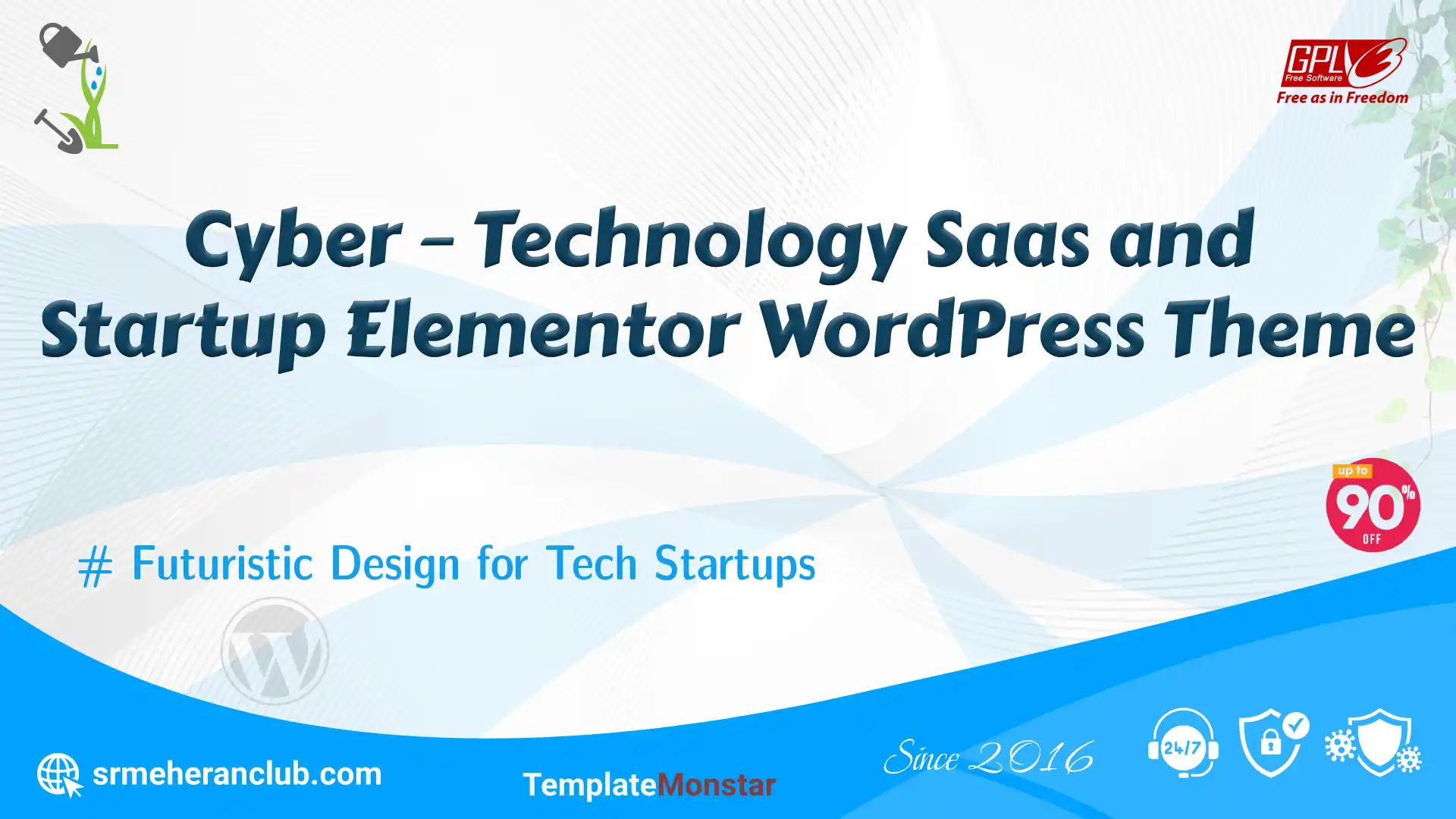 Cyber – Technology Saas and Startup Elementor WordPress Theme — Theme by Templatemonster