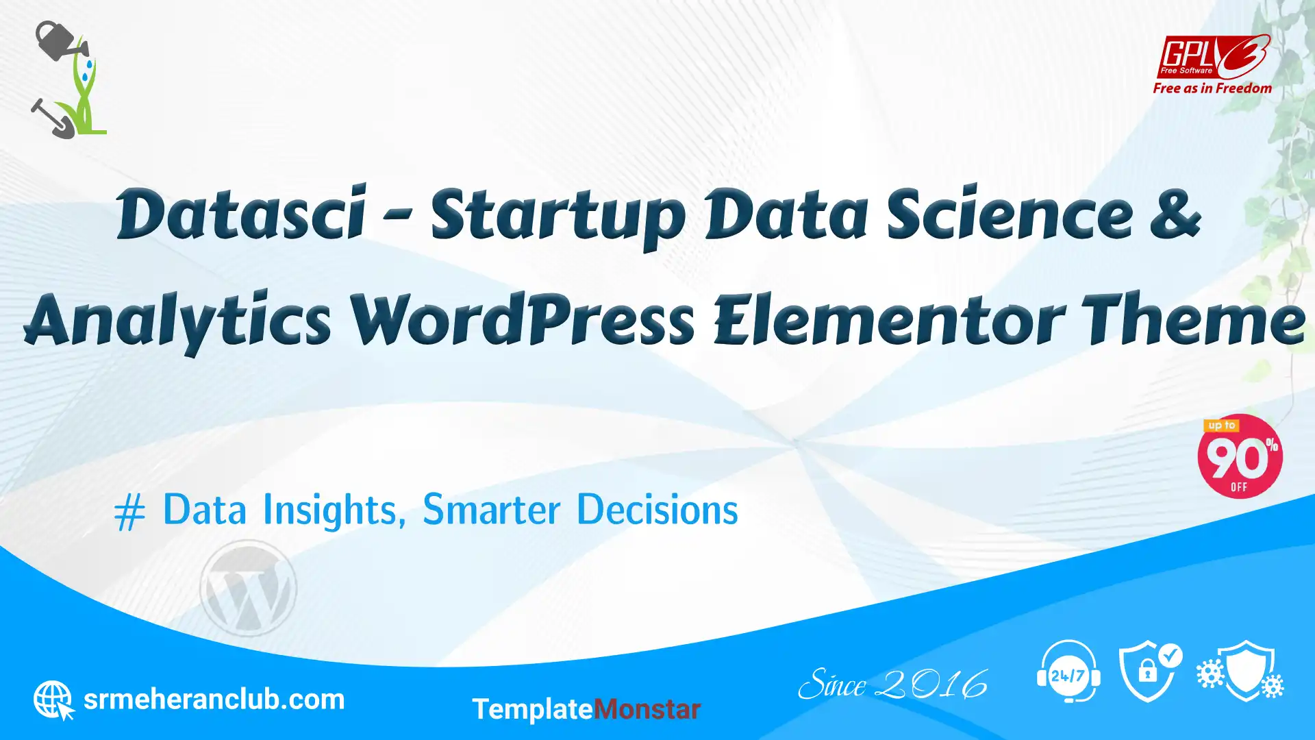 Datasci – Startup Data Science & Analytics WordPress Elementor Theme — Theme by Templatemonster