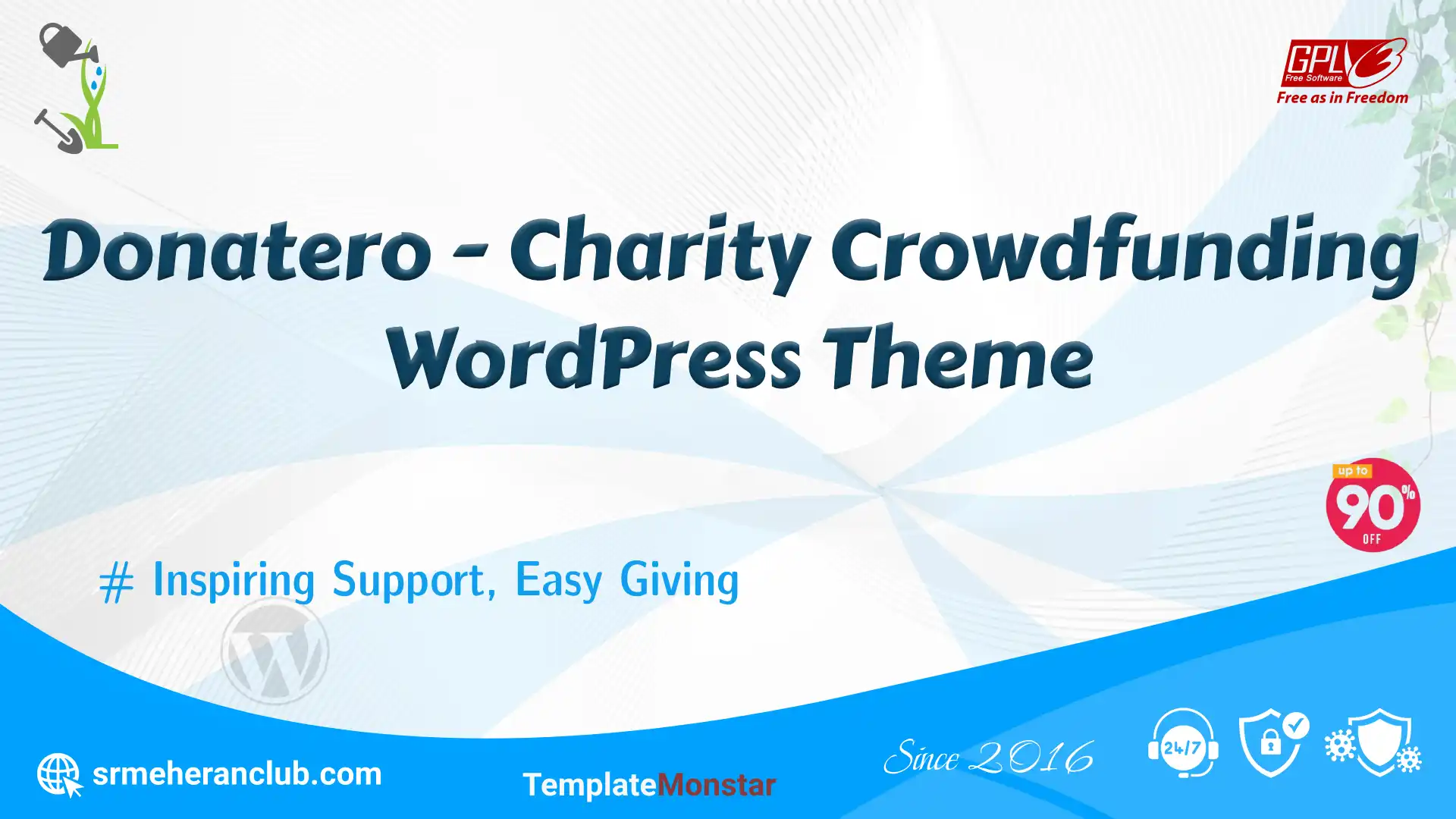 Donatero – Charity Crowdfunding WordPress Theme — Theme by Templatemonster