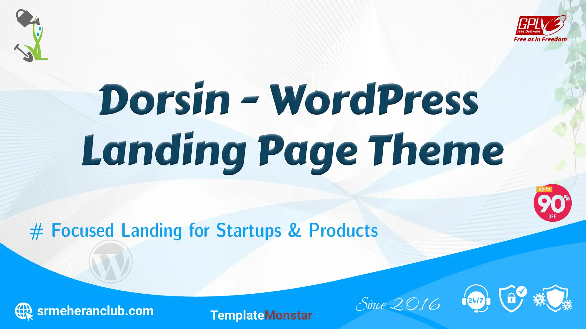 Dorsin – WordPress Landing Page Theme — Theme by Templatemonster