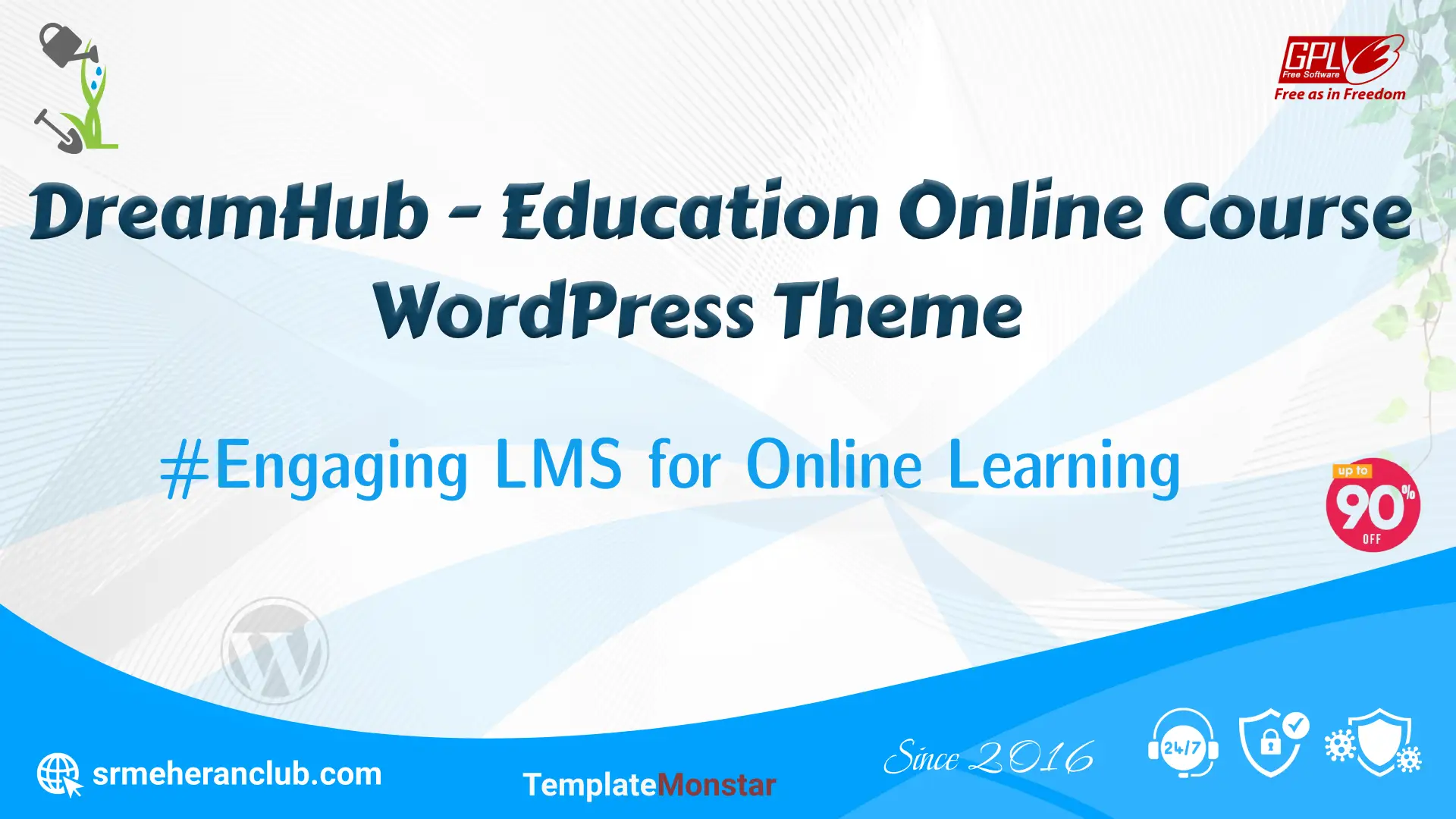 DreamHub – Education Online Course WordPress Theme — Theme by Templatemonster