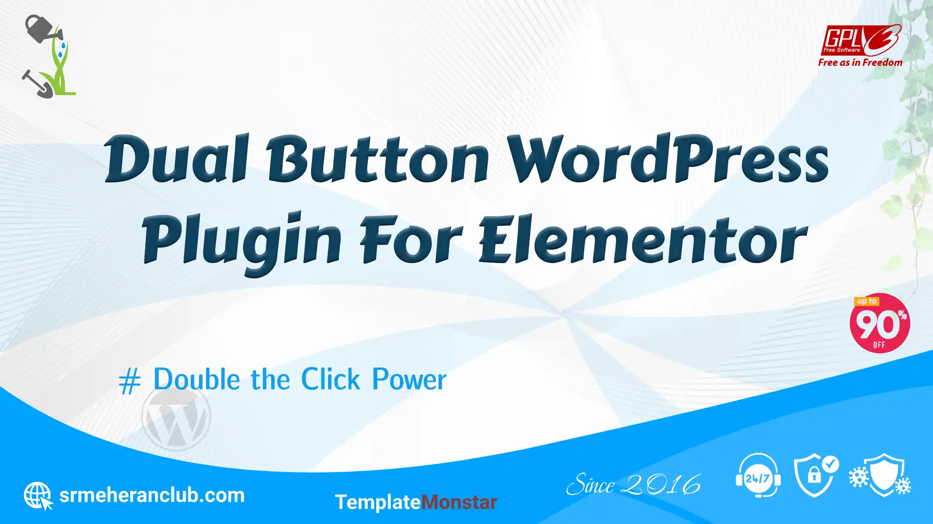 Dual Button WordPress Plugin For Elementor — Plugin by Templatemonster