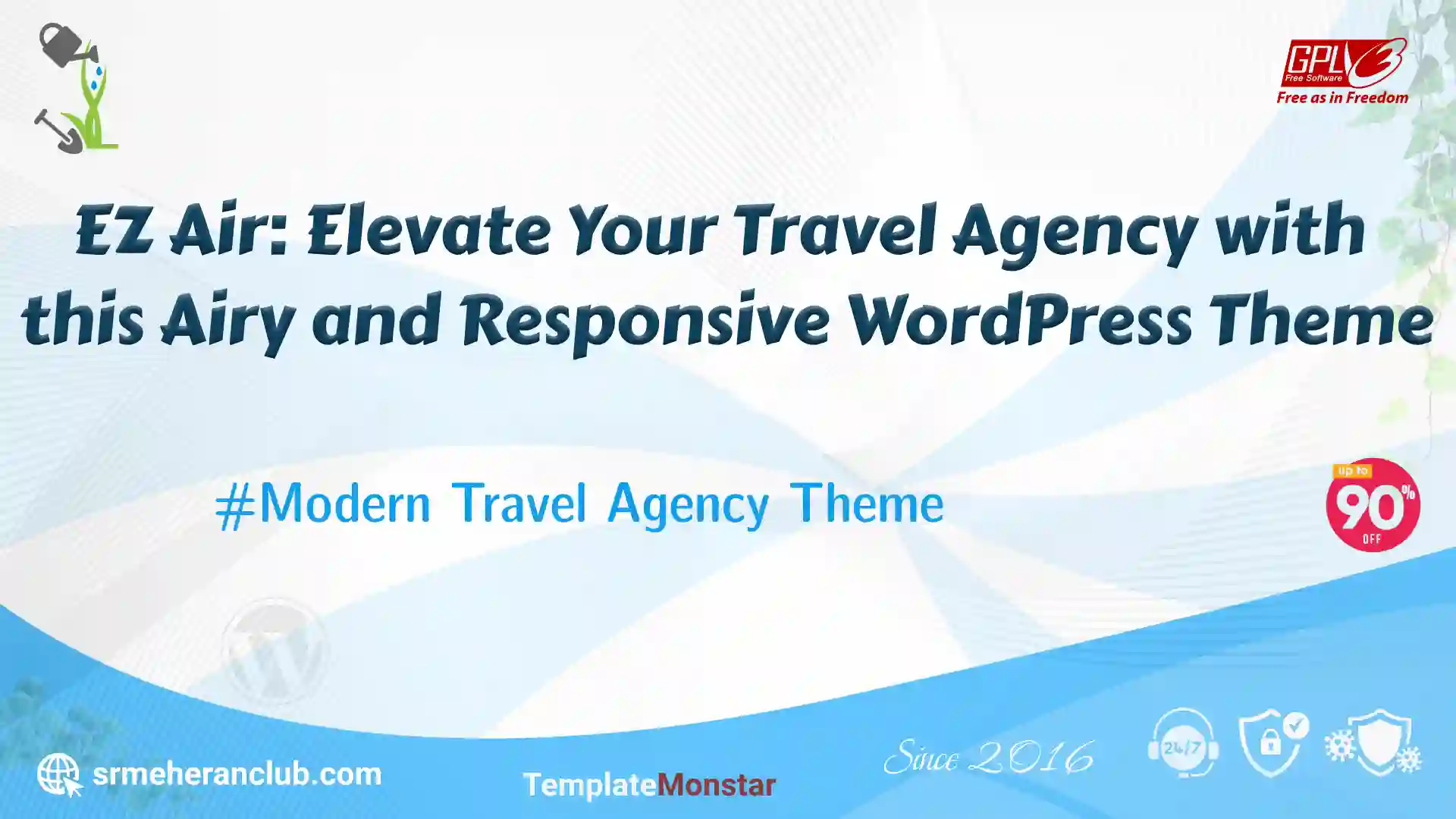 EZ Air: Elevate Your Travel Agency with this Airy and Responsive WordPress Theme — Theme by Templatemonster