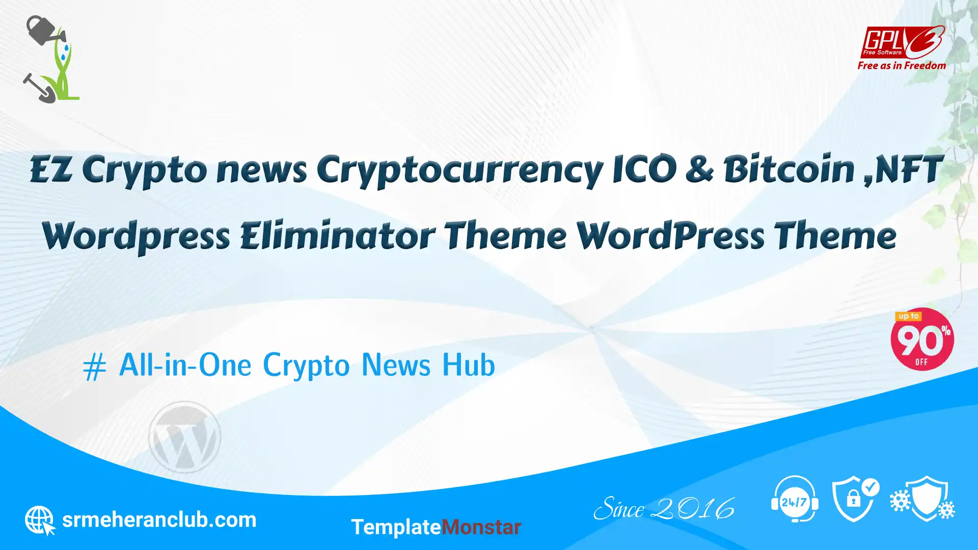 EZ Crypto news Cryptocurrency ICO & Bitcoin ,NFT WordPress Eliminator Theme WordPress Theme