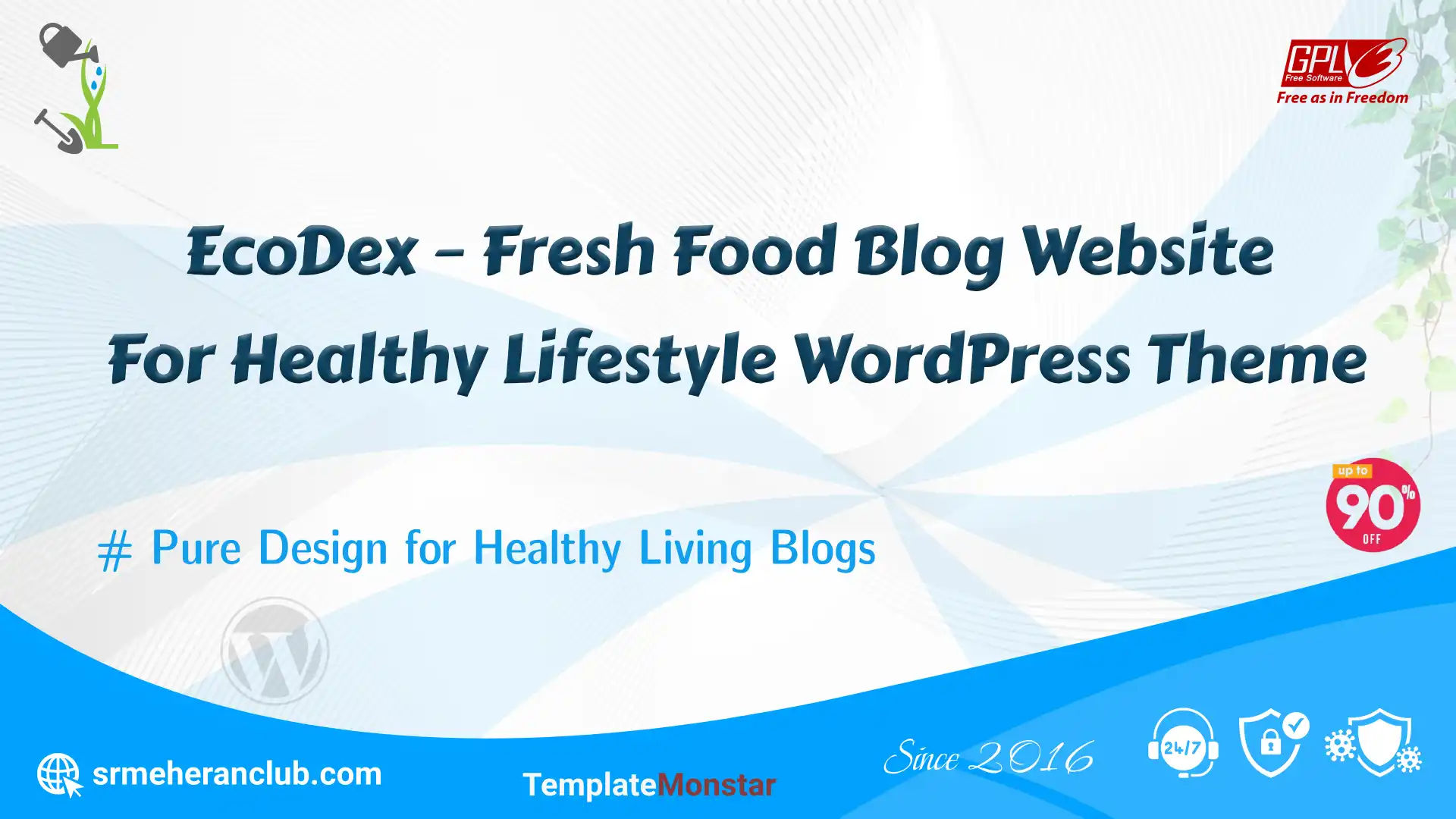 EcoDex – Fresh Food Blog Website For Healthy Lifestyle WordPress Theme — Theme by Templatemonster