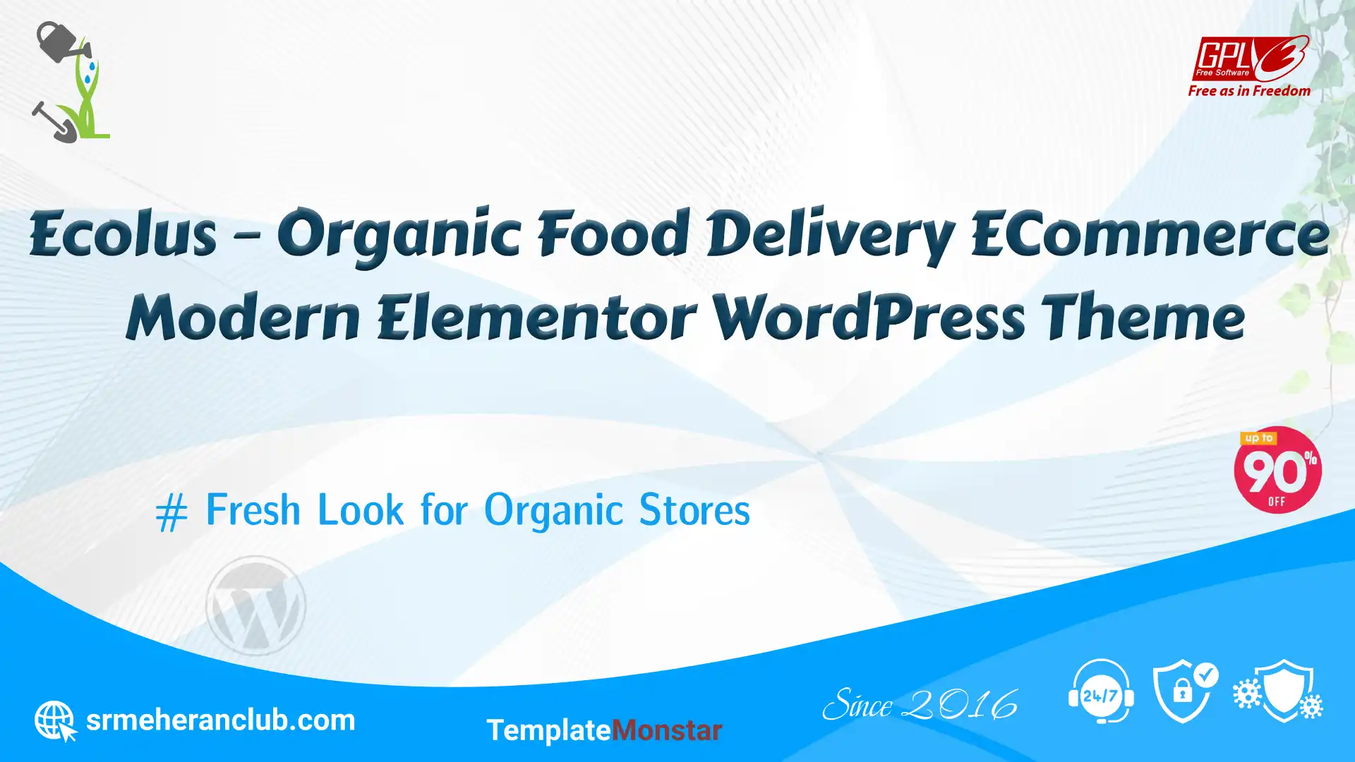 Ecolus – Organic Food Delivery ECommerce Modern Elementor WordPress Theme — Theme by Templatemonster