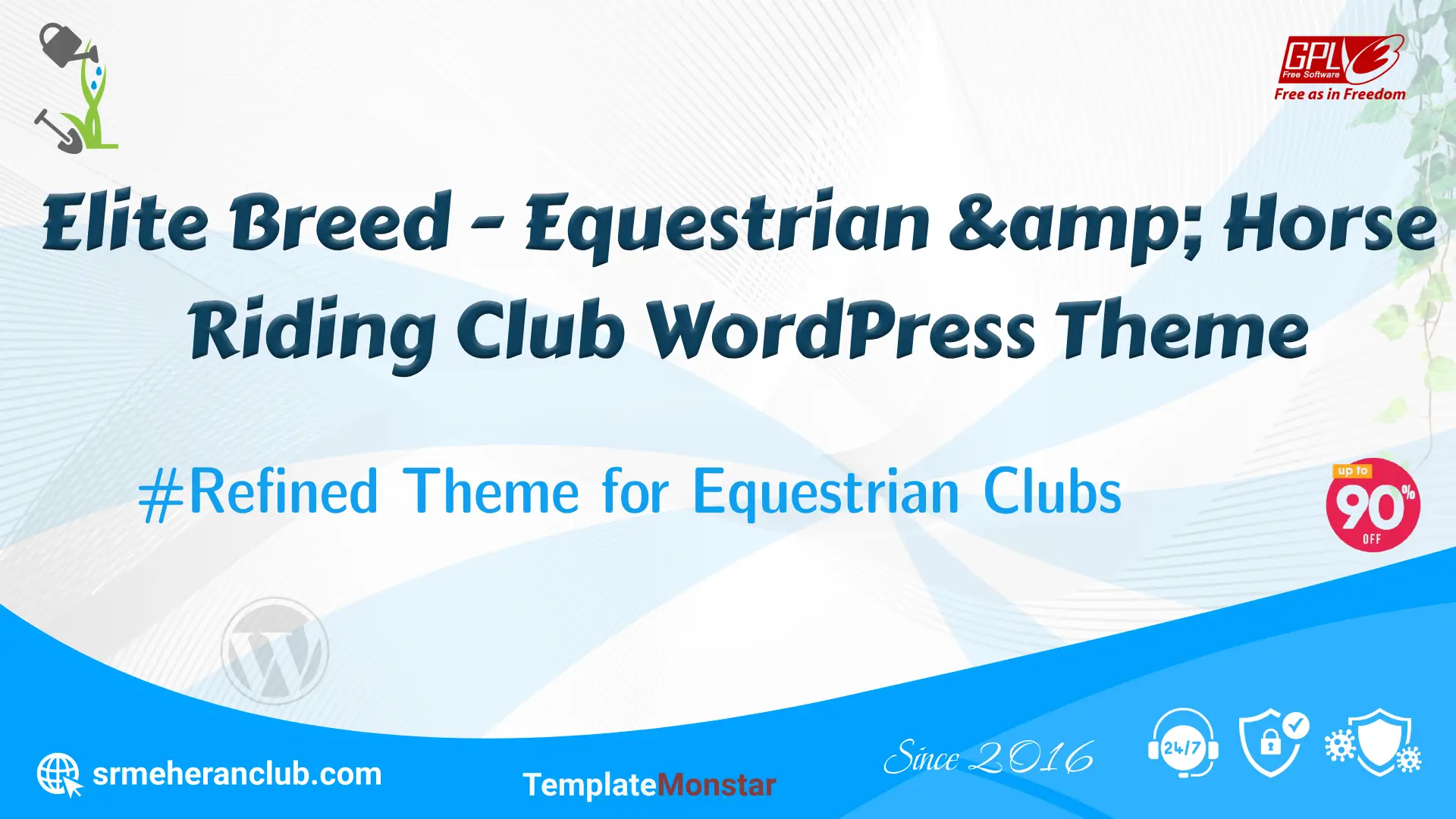 Elite Breed – Equestrian & Horse Riding Club WordPress Theme — Theme by Templatemonster