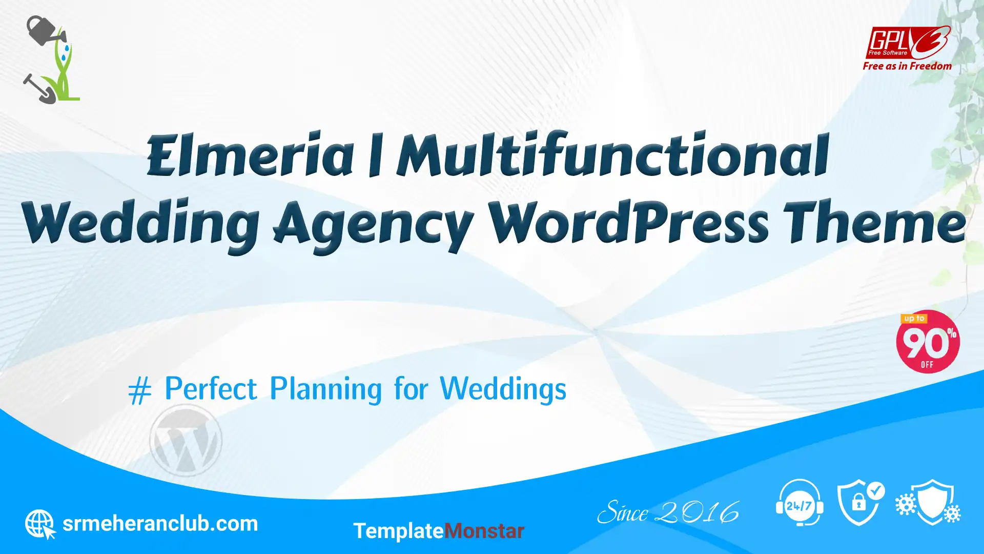 Elmeria | Multifunctional Wedding Agency WordPress Theme — Theme by Templatemonster