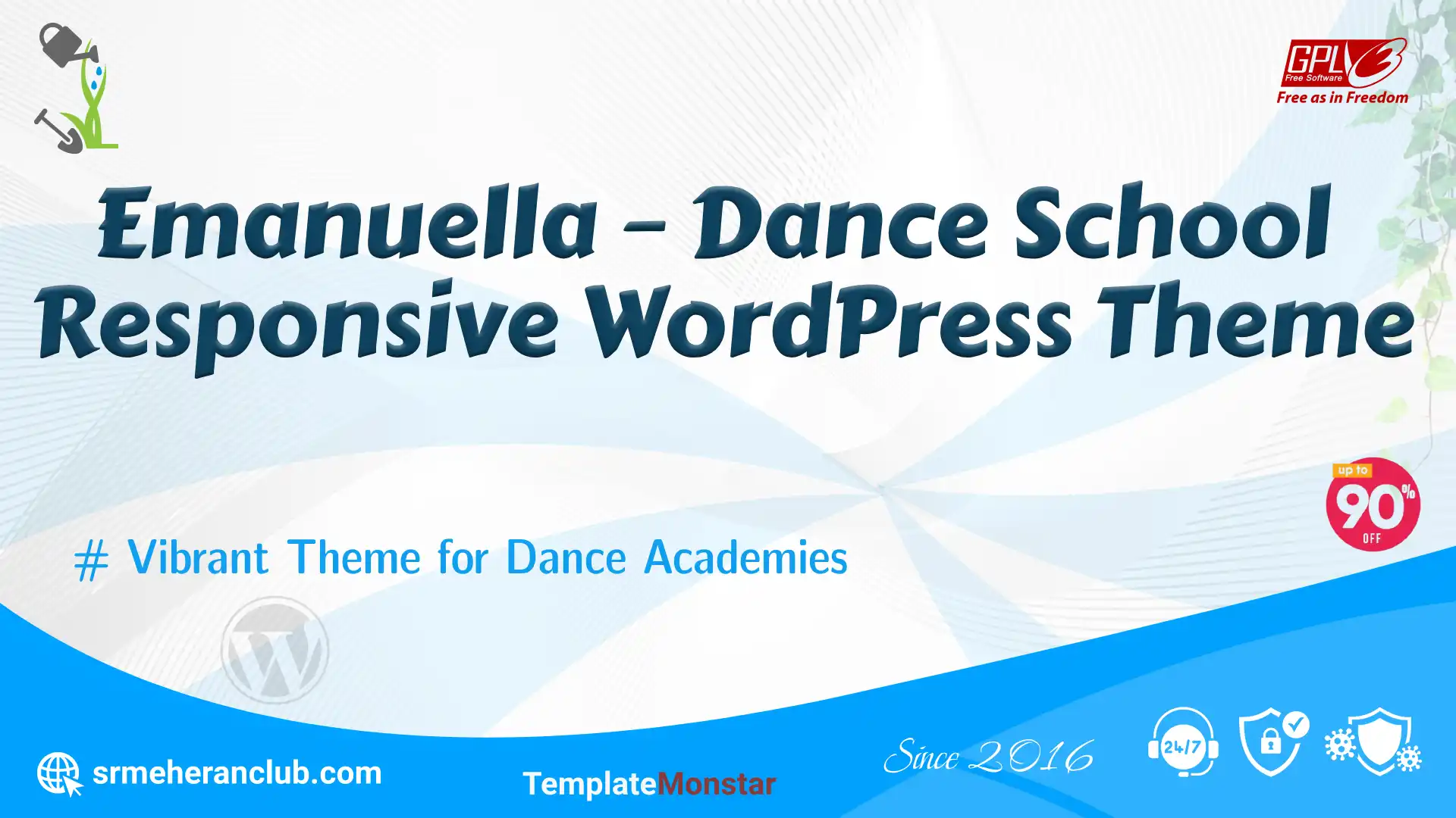 Emanuella – Dance School Responsive WordPress Theme — Theme by Templatemonster