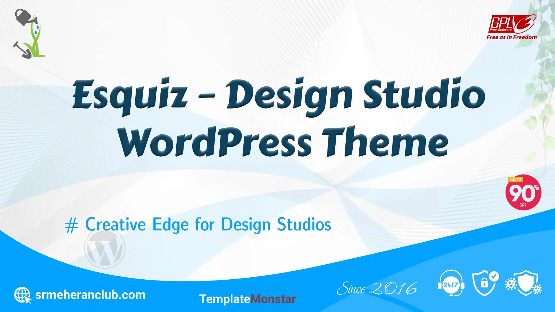 Esquiz – Design Studio WordPress Theme — Theme by Templatemonster