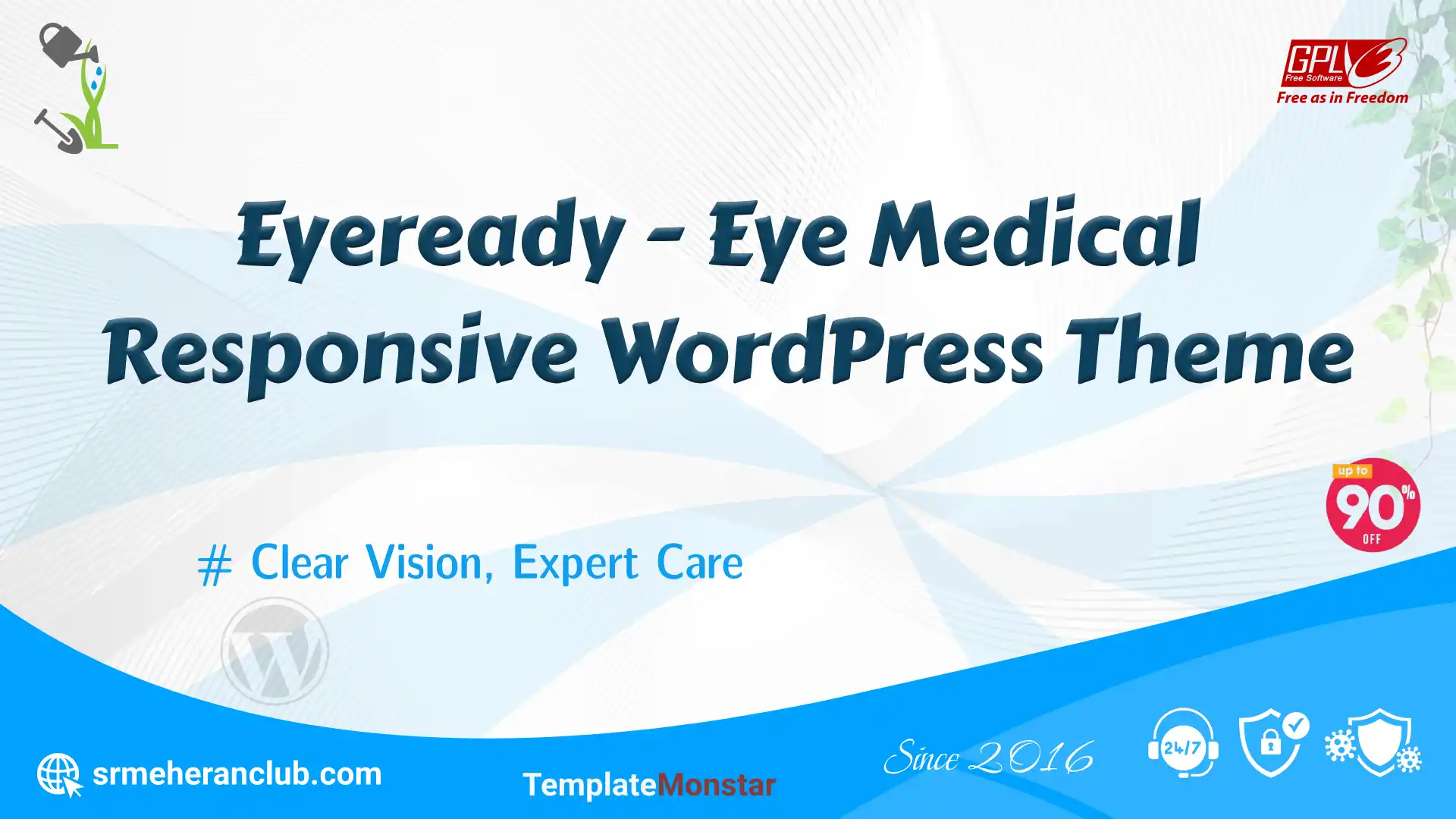 Eyeready – Eye Medical Responsive WordPress Theme — Theme by Templatemonster