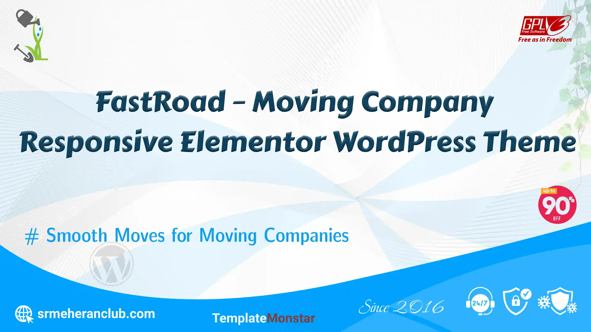 FastRoad – Moving Company Responsive Elementor WordPress Theme — Theme by Templatemonster
